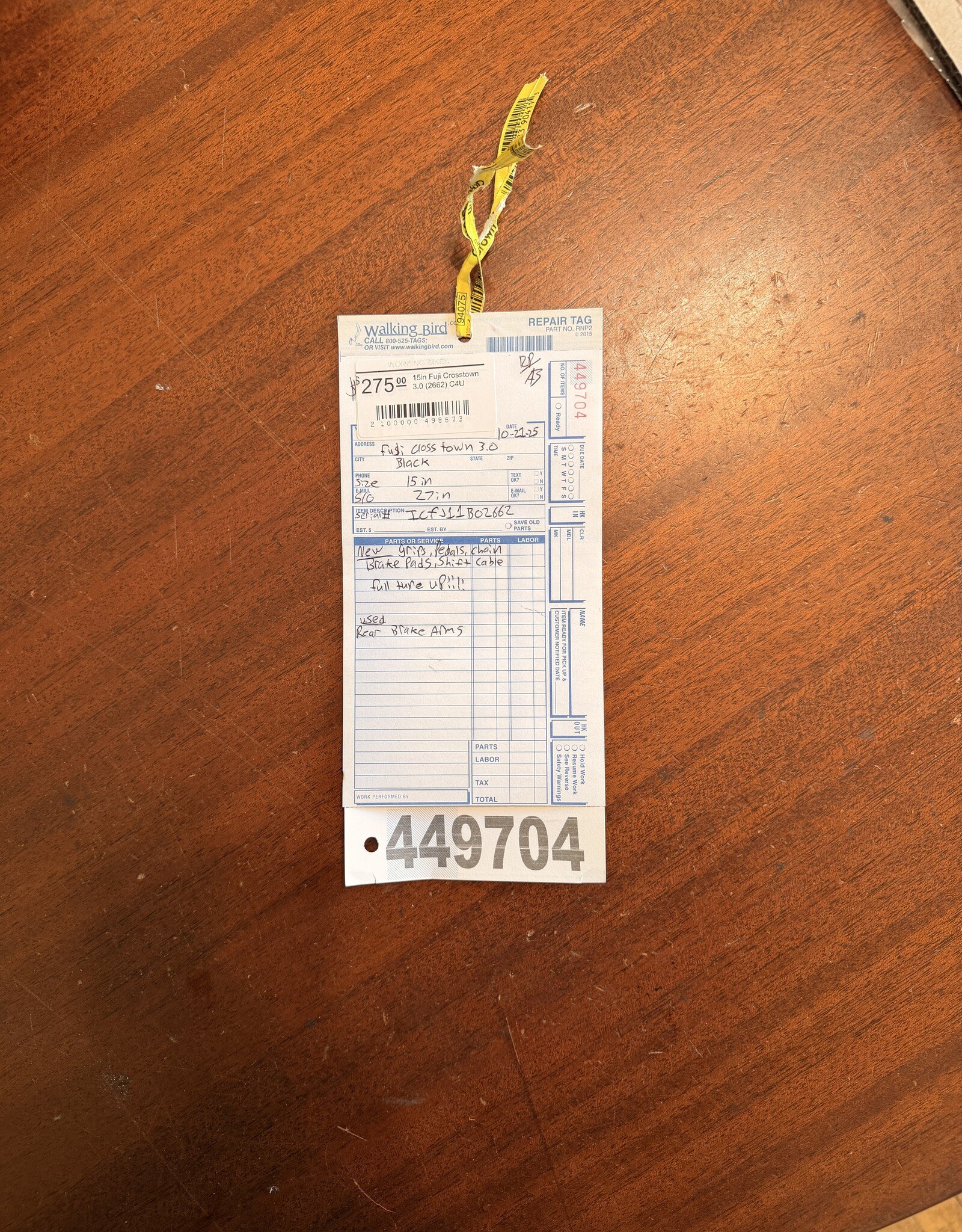 15in Fuji Crosstown 3.0 (2662) C4U