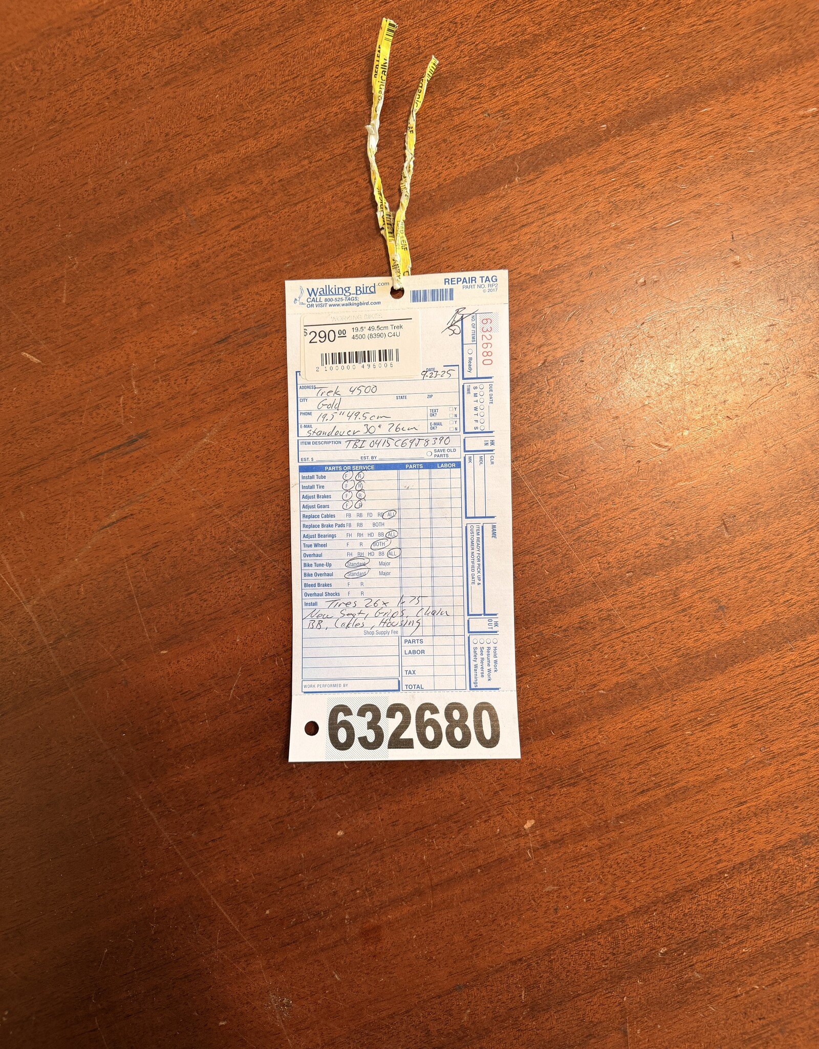 19.5" Trek 4500 (8390) C4U