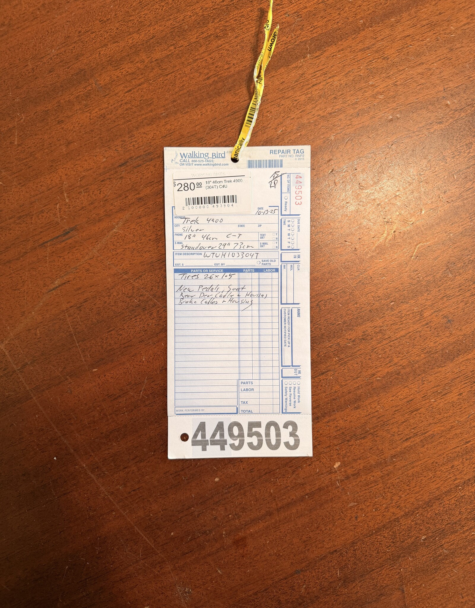 18"  Trek 4900 (304T) C4U