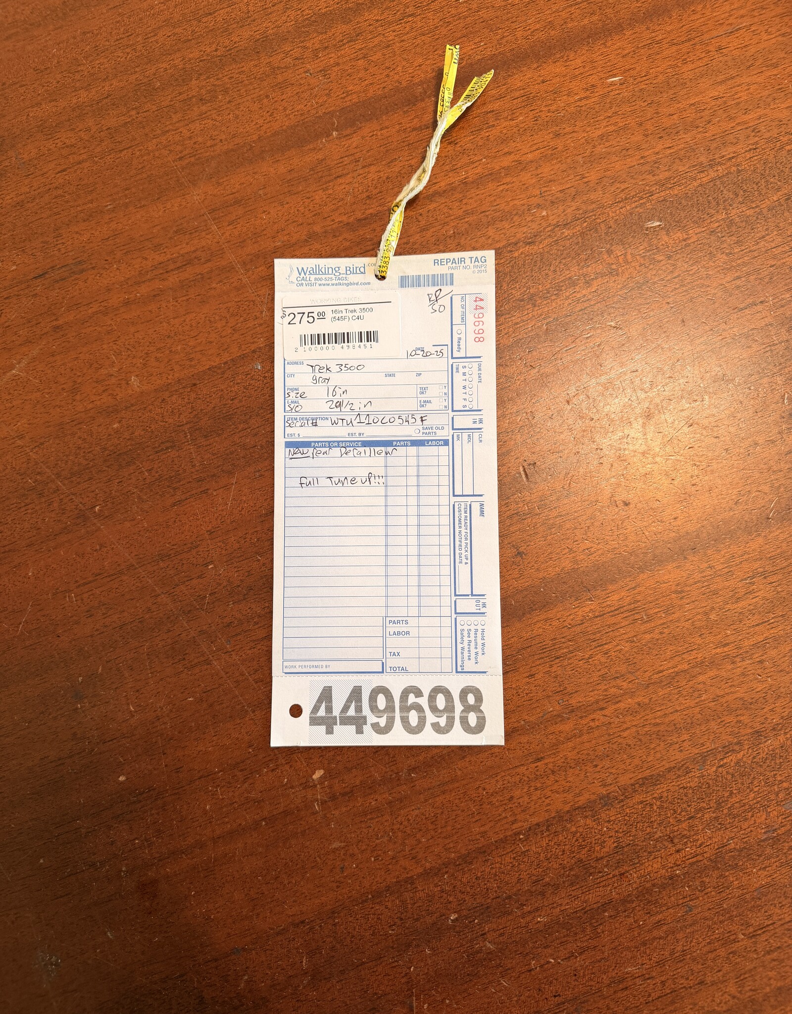 16in Trek 3500 (545F) C4U