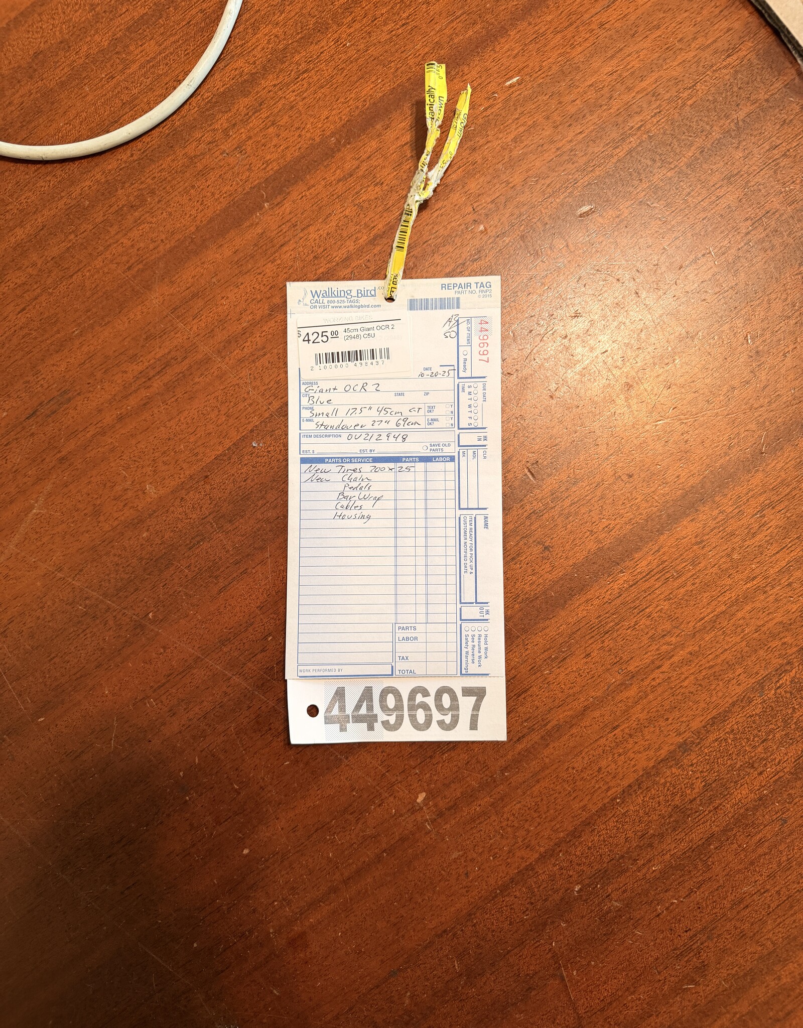 45cm  Giant OCR 2 (2948) C5U