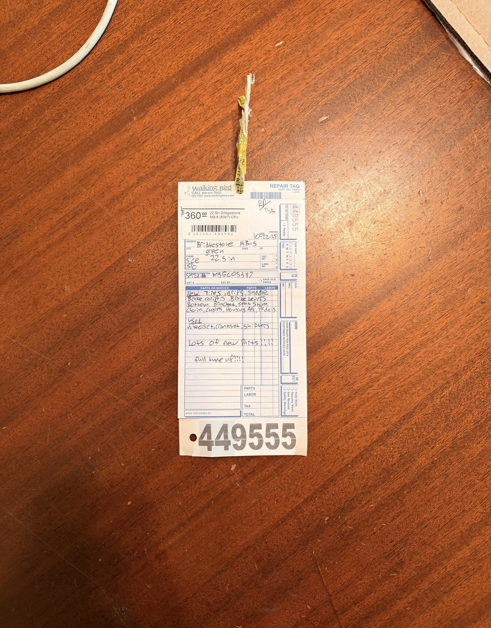 Bridgestone 22.5in Bridgestone MB-5 (5347) C5U