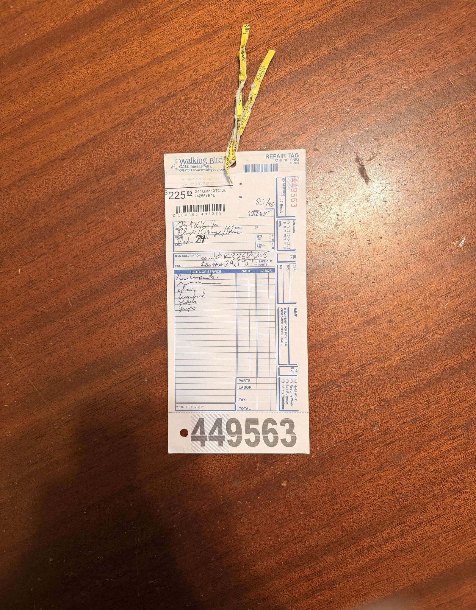 24" Giant XTC Jr. (4255) B2U