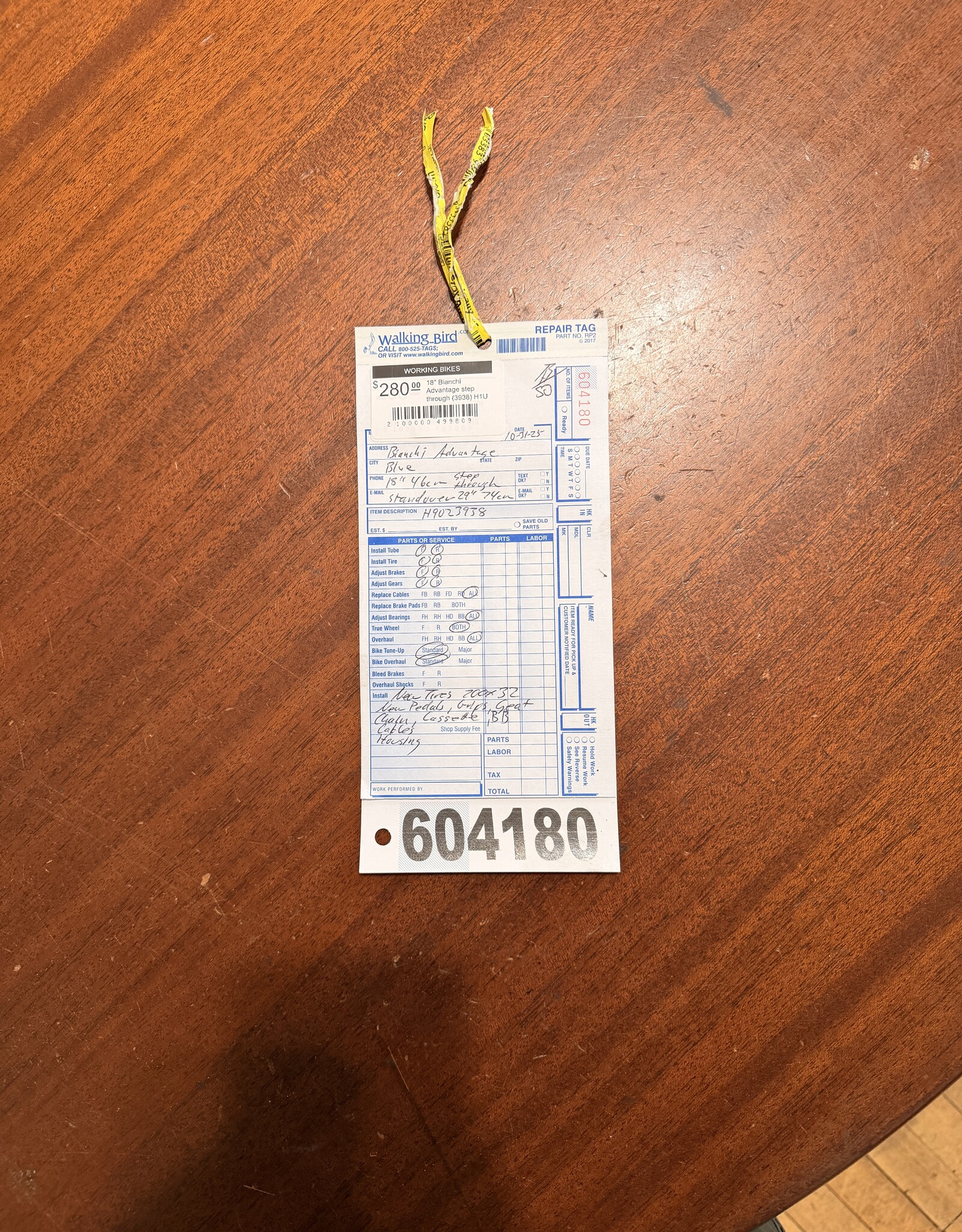 Bianchi 18" Bianchi Advantage step through (3938) H1U