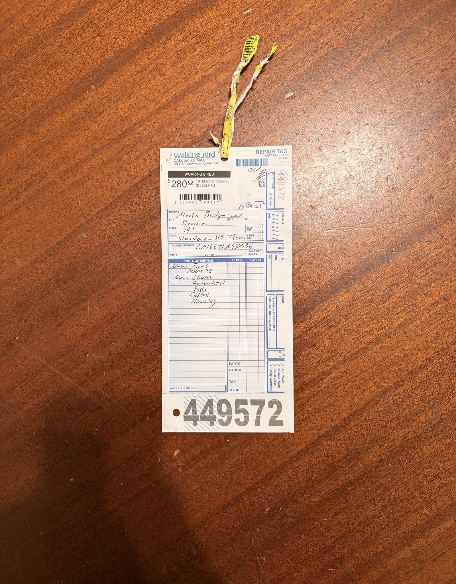 Marin 19" Marin Bridgeway (D086) H1U