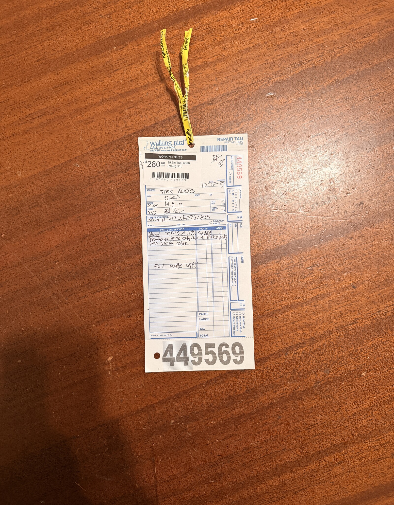 19.5in Trek 6000 (7825) H1L