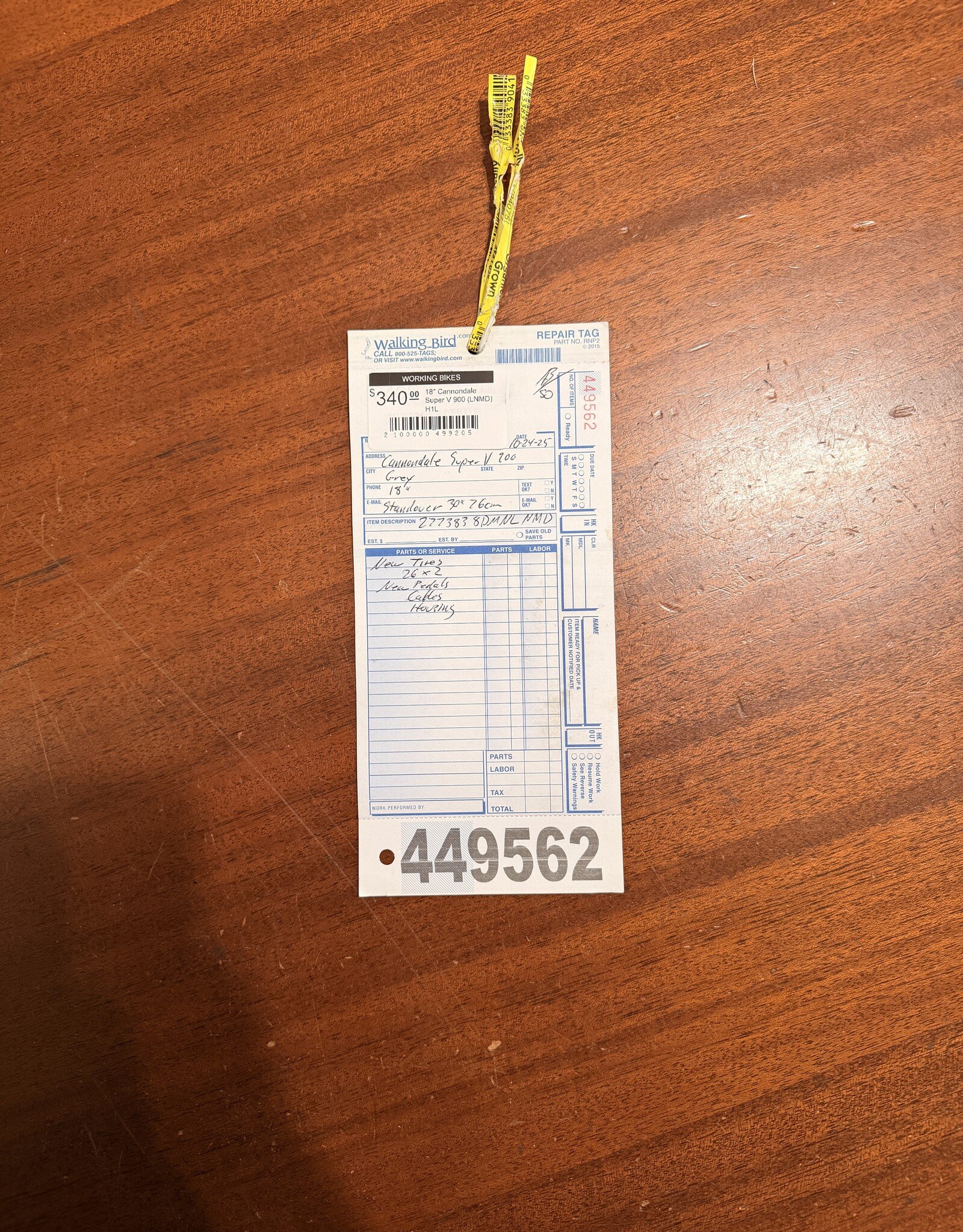 Cannondale 18" Cannondale Super V 900 (LNMD) H1L