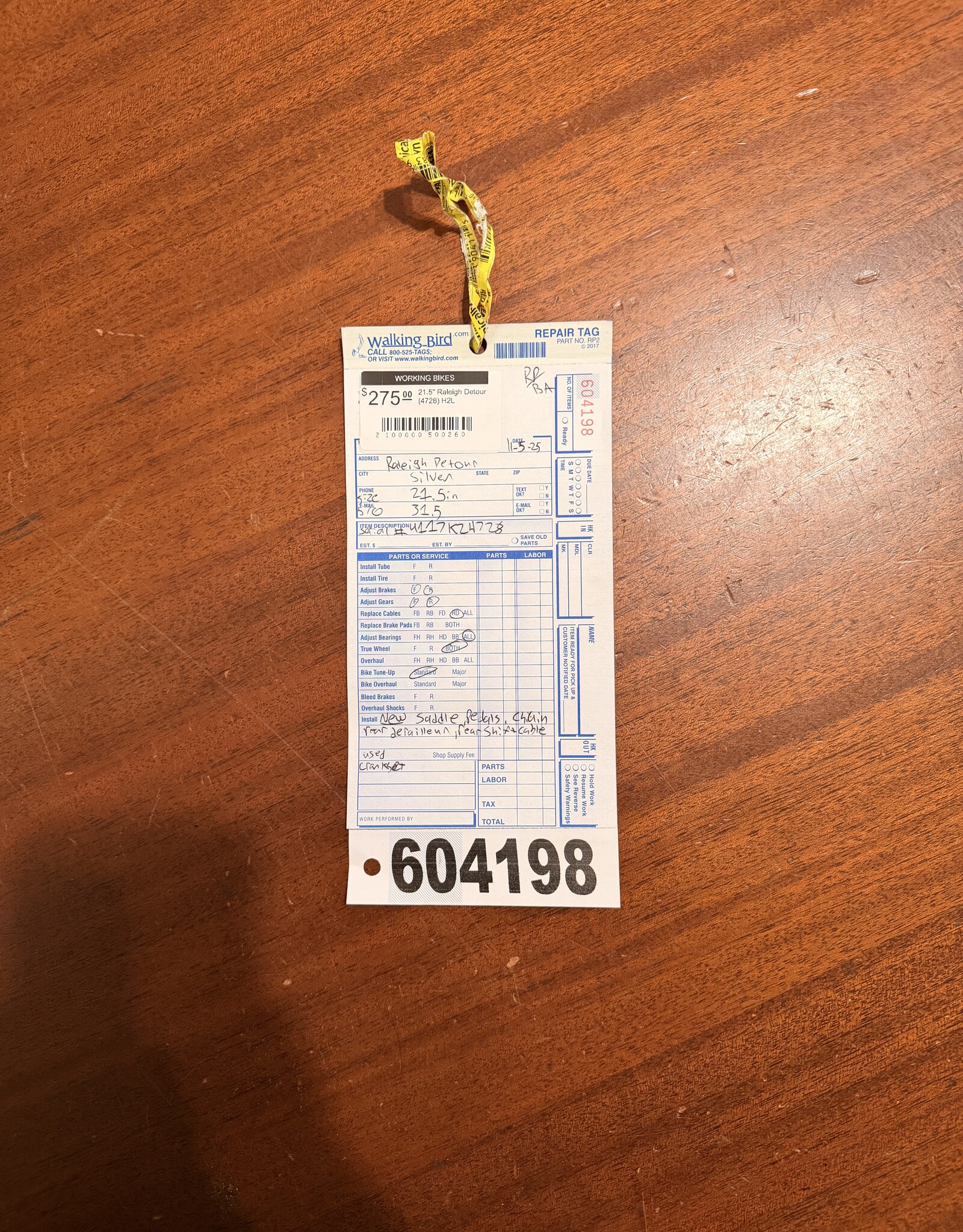 Raleigh 21.5" Raleigh Detour (4728) H2L