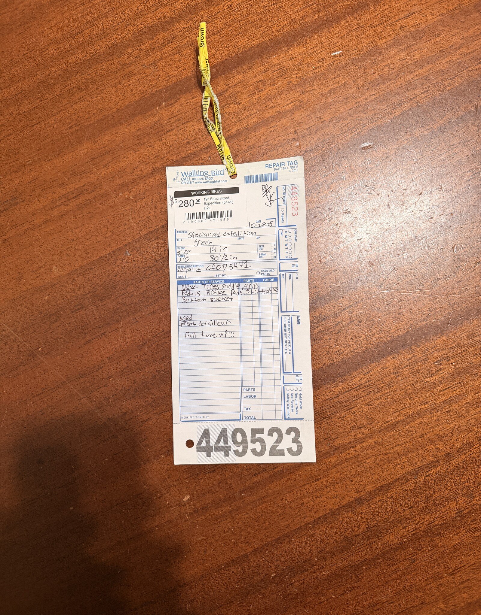 19" Specialized Expedition (5441) H2L