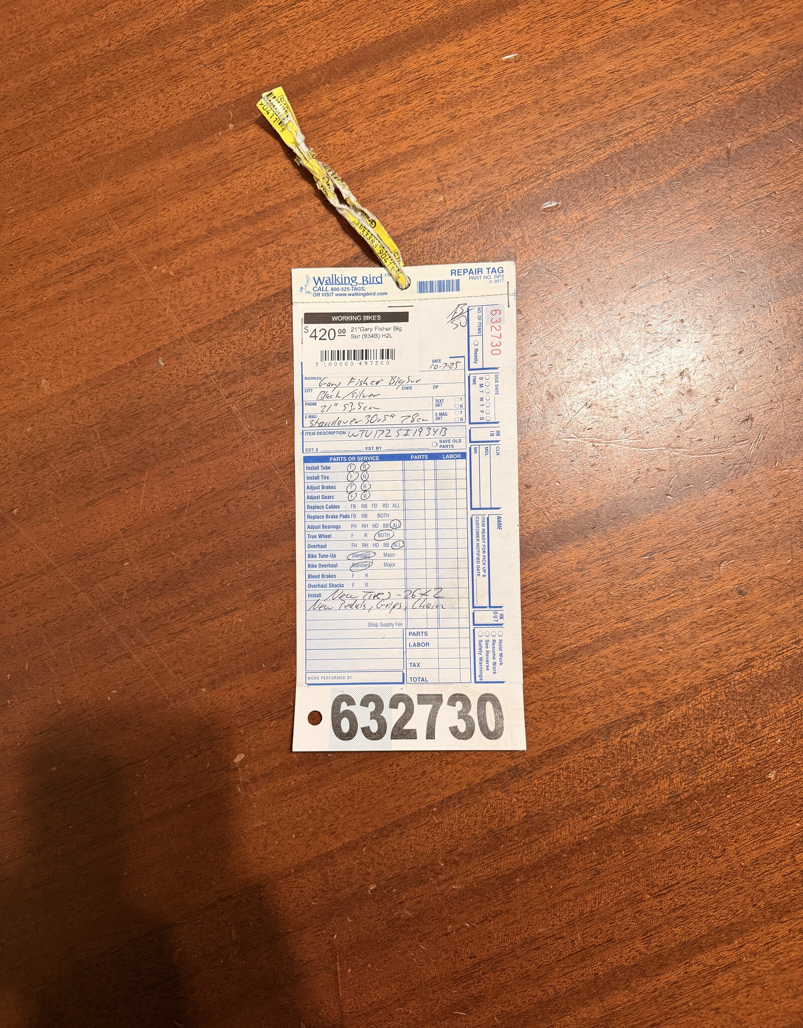 Gary Fisher 21"Gary Fisher Big Sur (934B) H2L