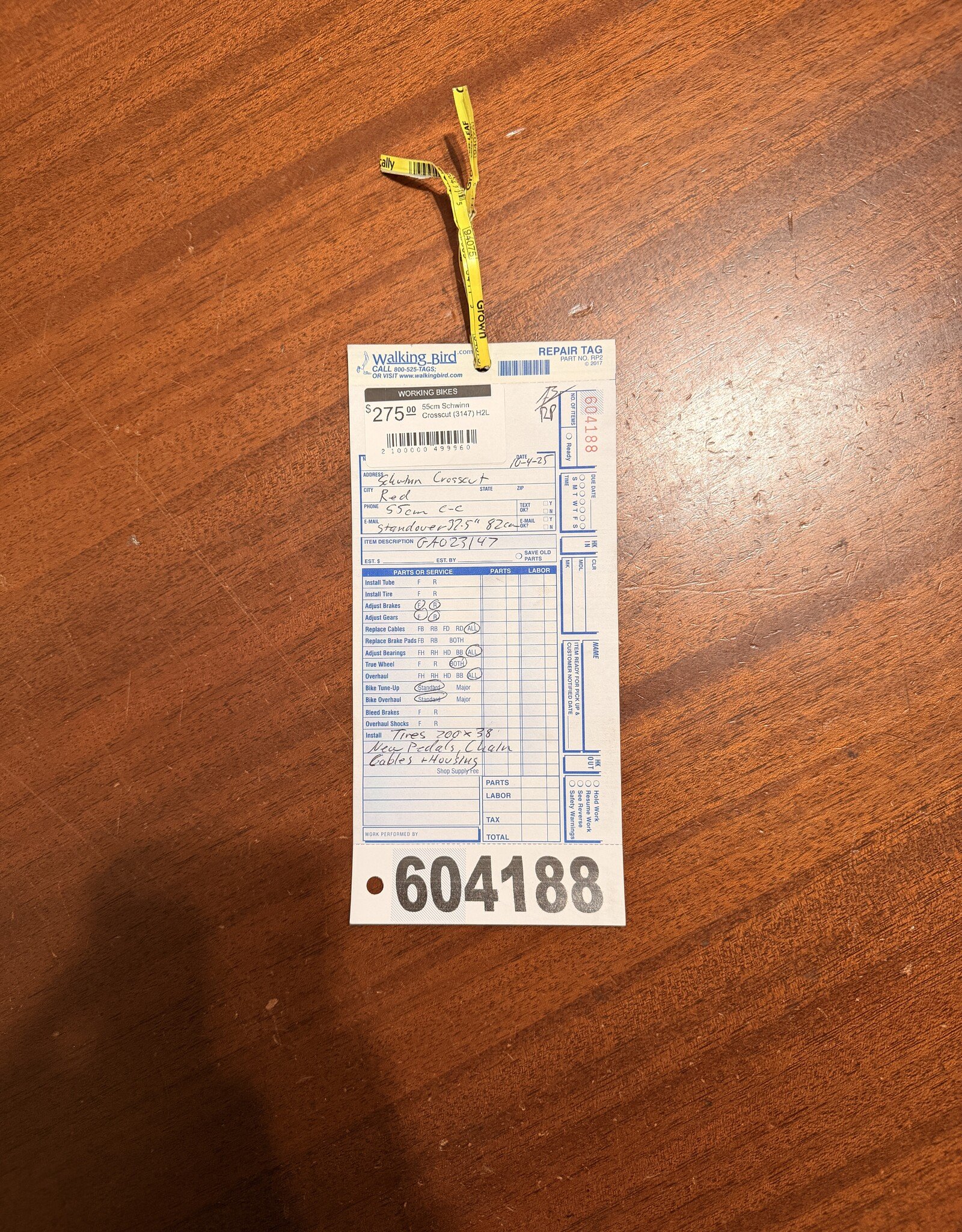 21" Schwinn Crosscut (3147) H2L