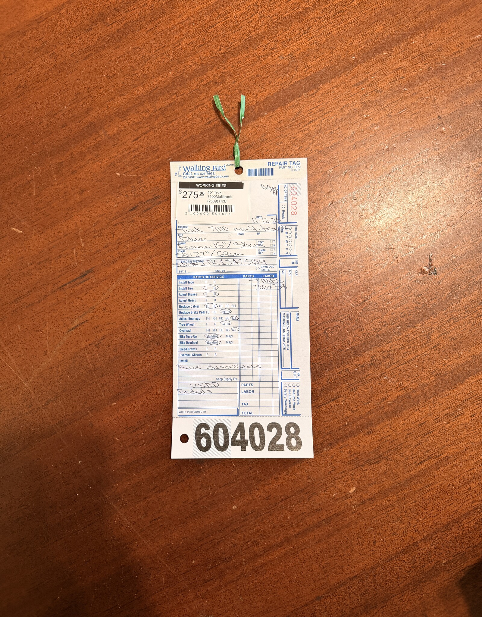 15" Trek 7100 Multitrack (2509) H2U