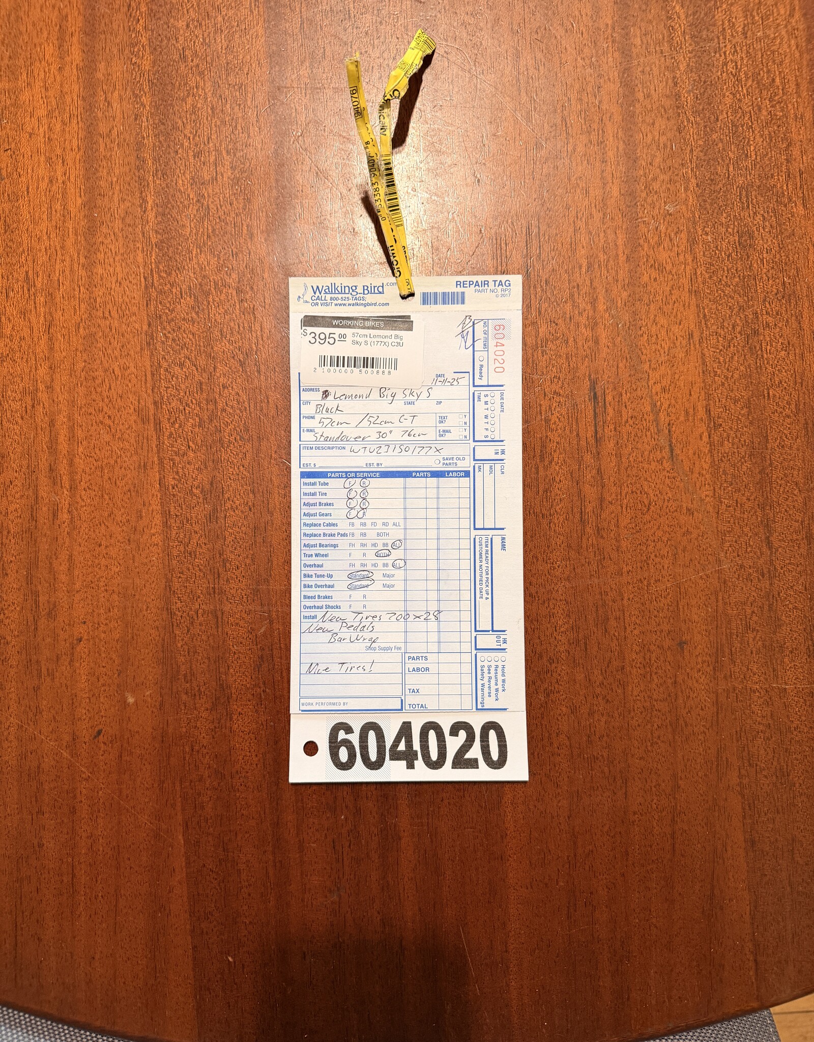 Lemond 57cm Lemond Big Sky S (177X) C3U