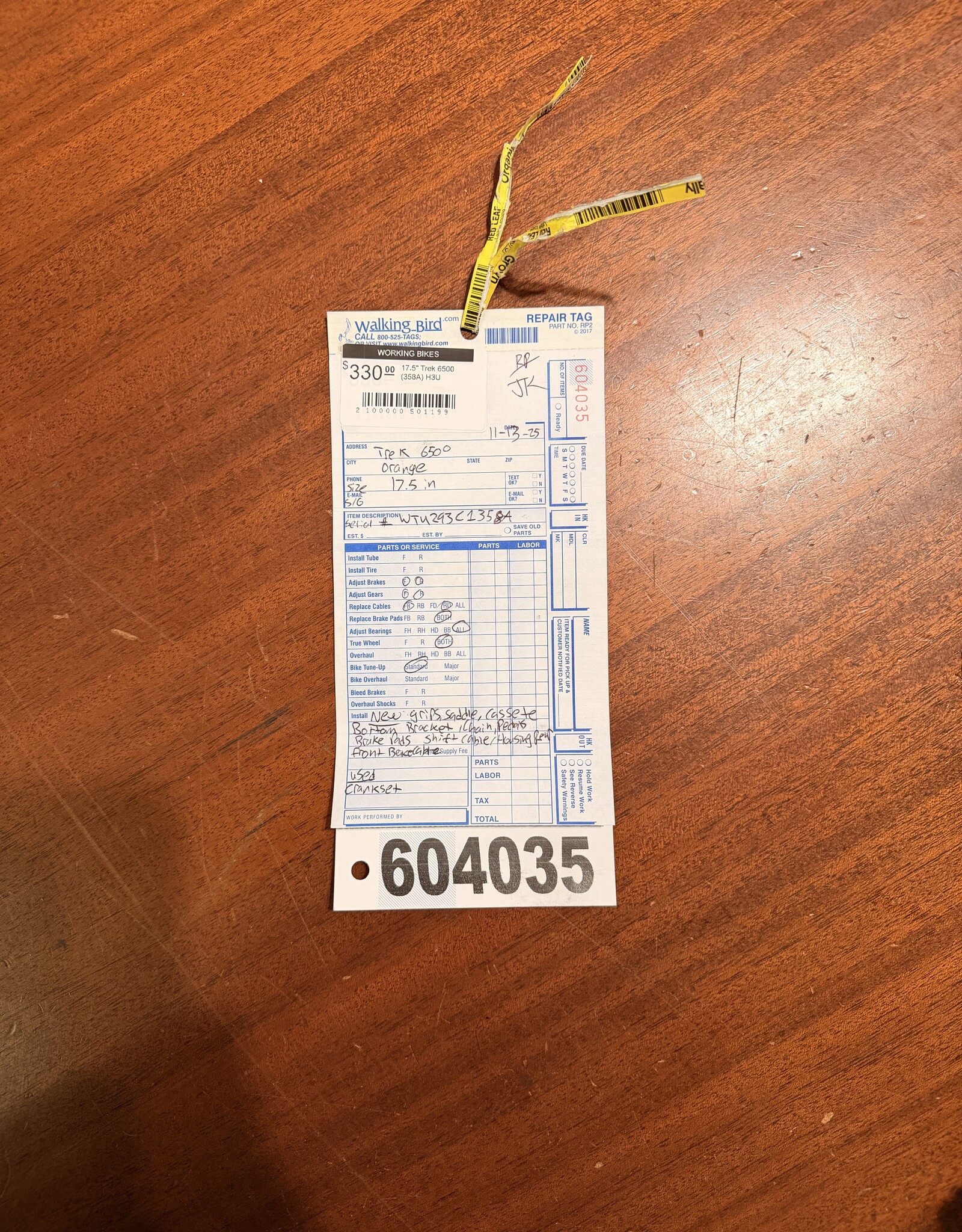 17.5" Trek 6500 (358A) H3U