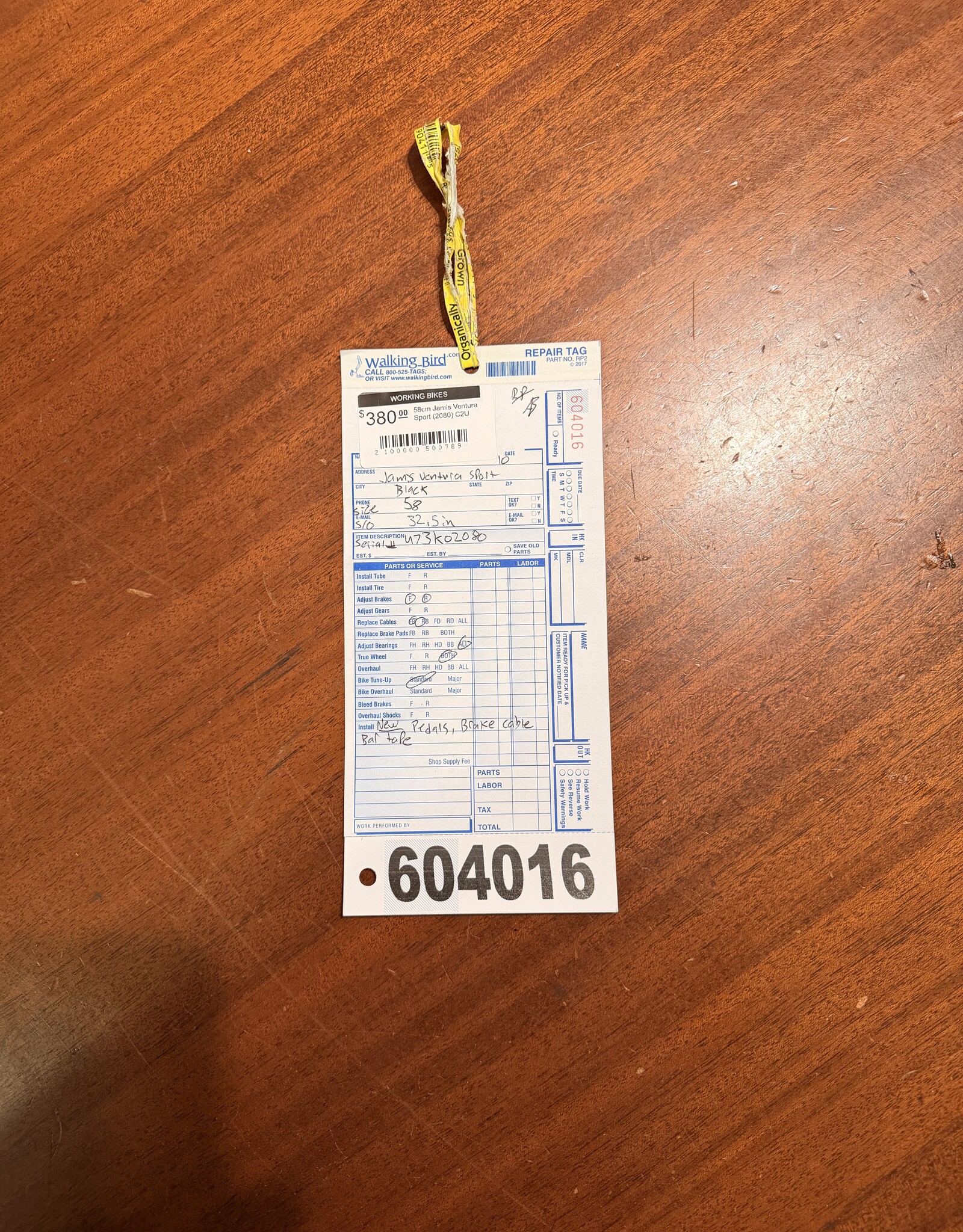 Jamis 58cm Jamis Ventura Sport (2080) C2U