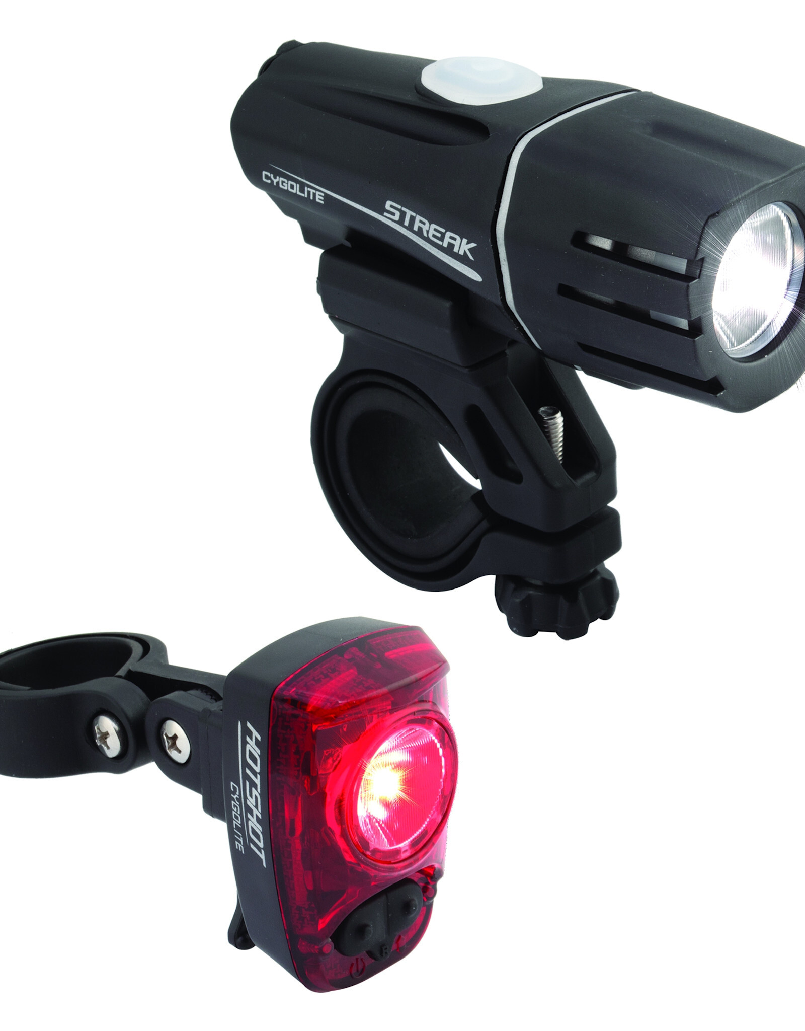 Cygolite Streak 600 & Hotshot120 Headlight/Taillight Set USB