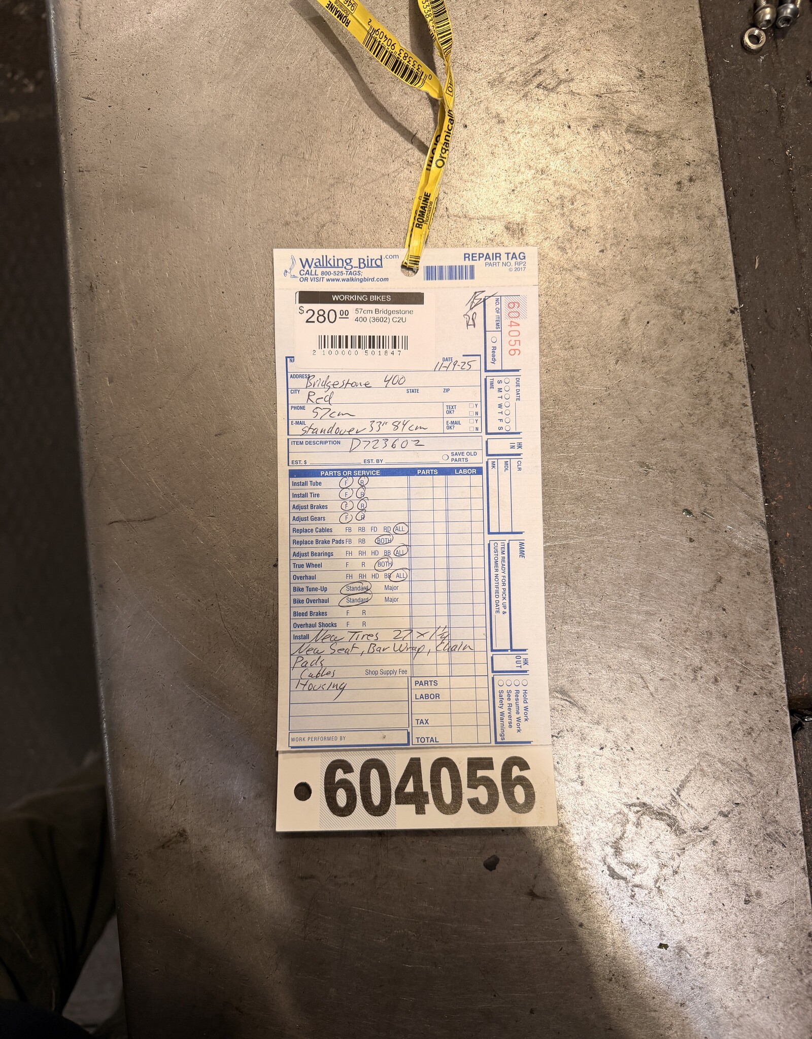 Bridgestone 57cm Bridgestone 400 (3602) C2U