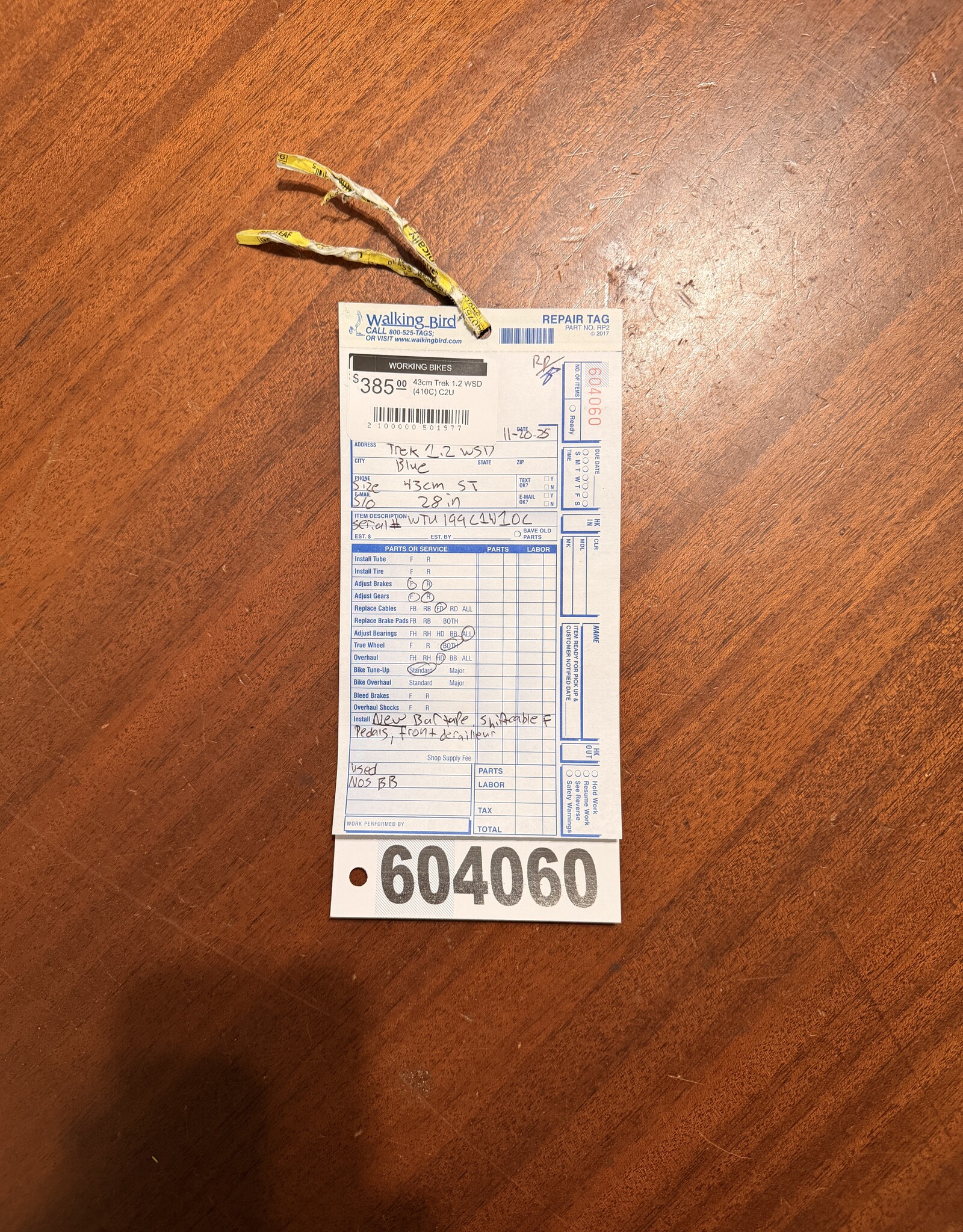 43cm Trek 1.2 WSD (410C) C2U