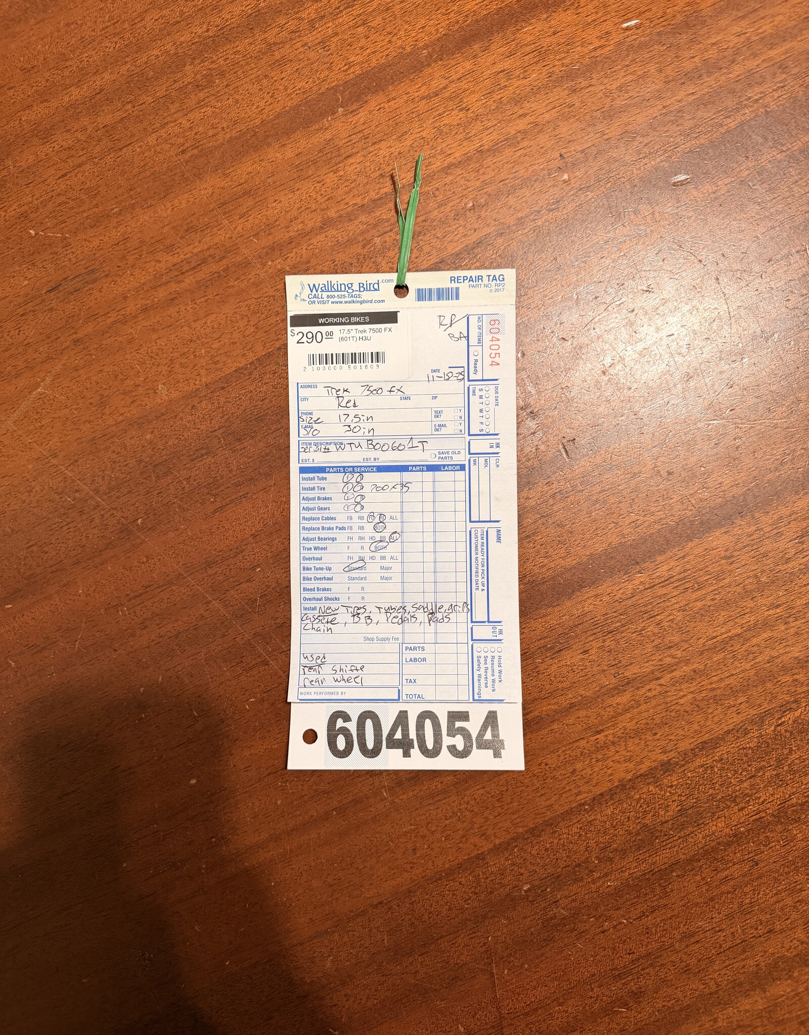 17.5" Trek 7500 FX (601T) H3U