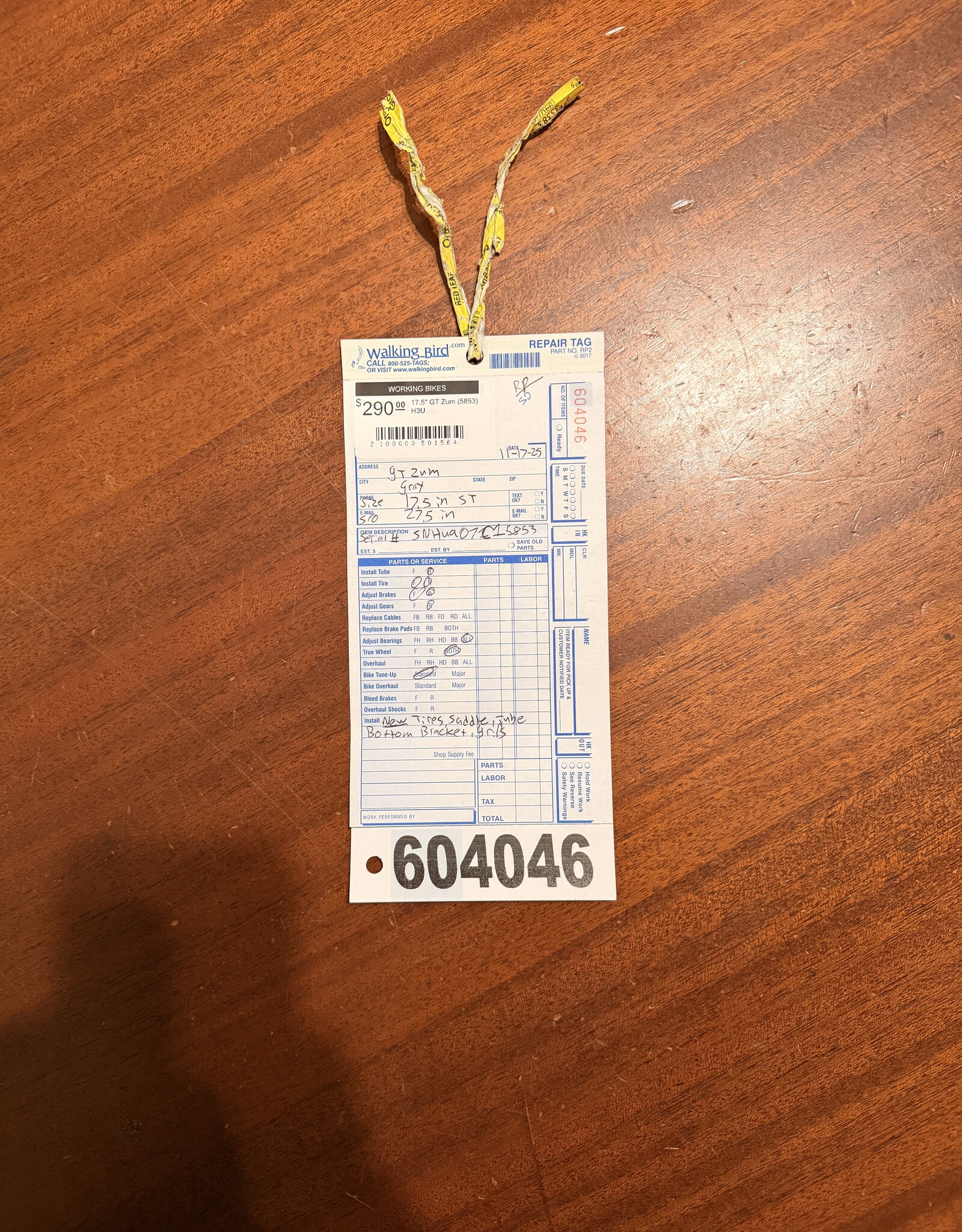 GT 17.5" GT Zum (5853) H3U