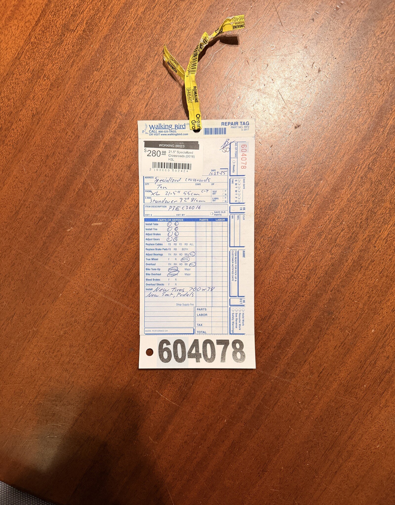 21.5"  Specialized Crossroads (0016) H3L