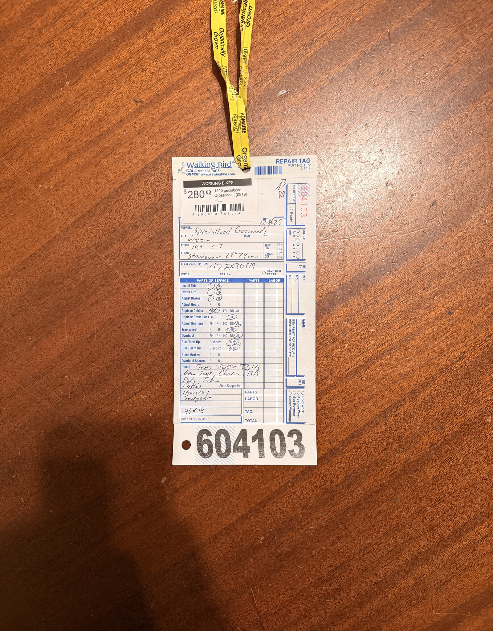 18" Specialized Crossroads (0919) H3L