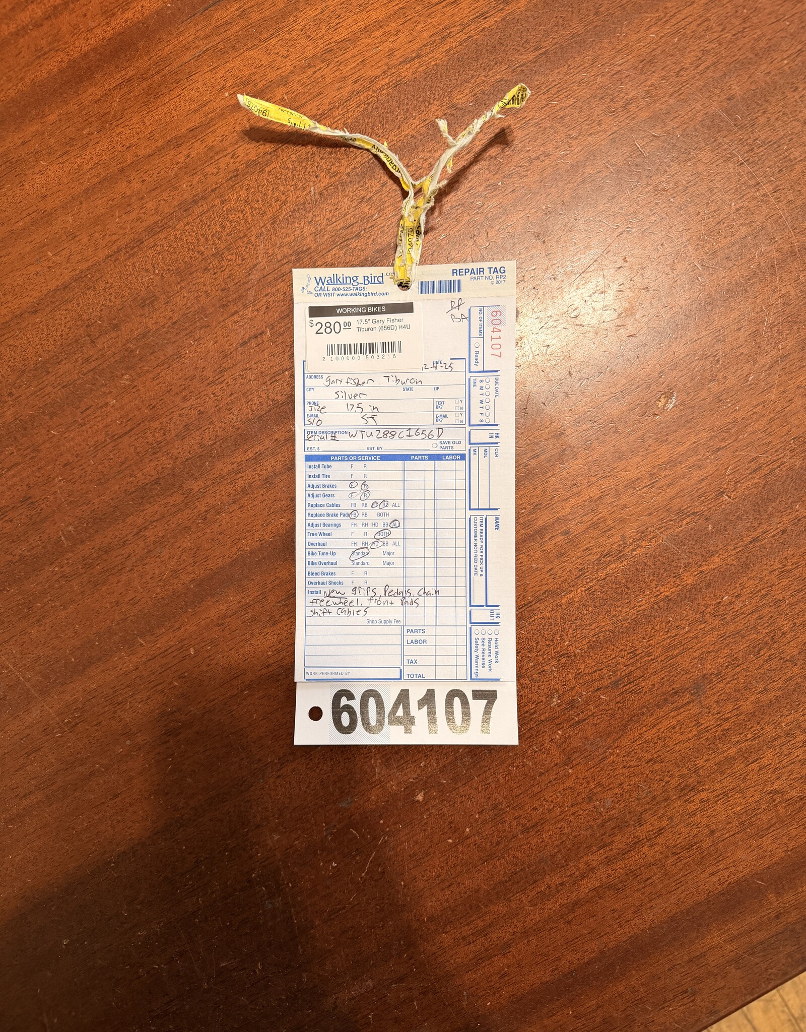 Gary Fisher 17.5" Gary Fisher Tiburon (656D) H4U