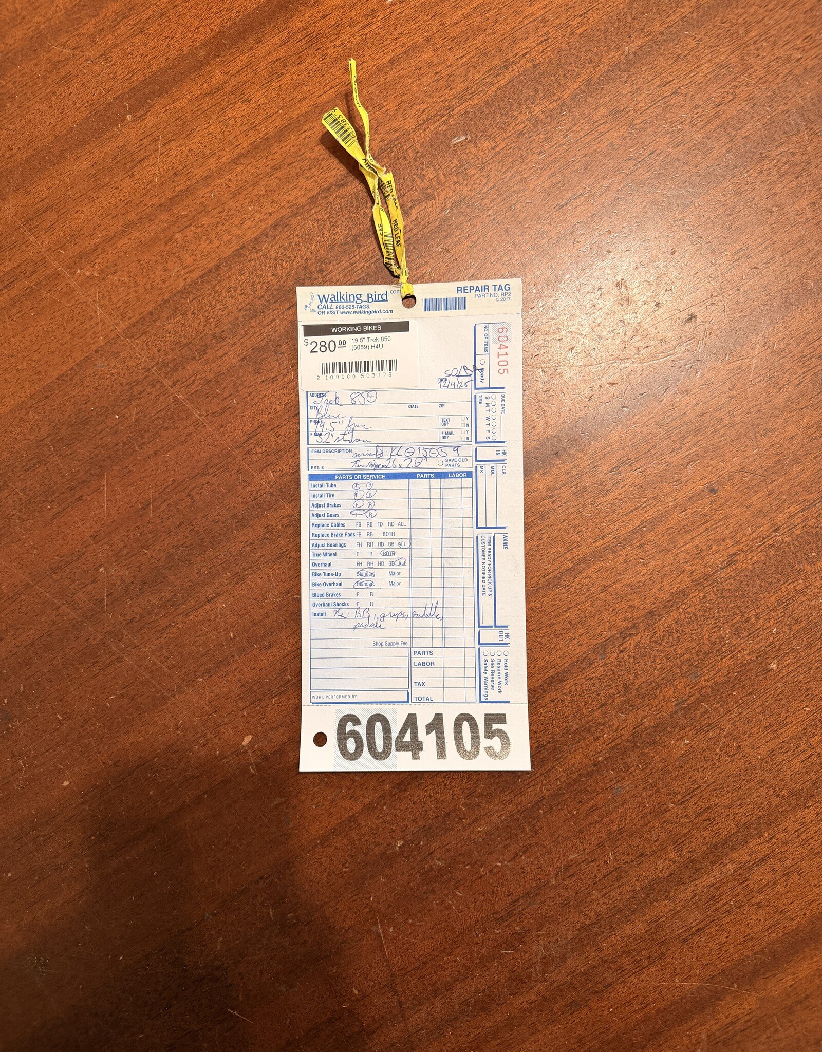 19.5" Trek 850 (5059) H4U