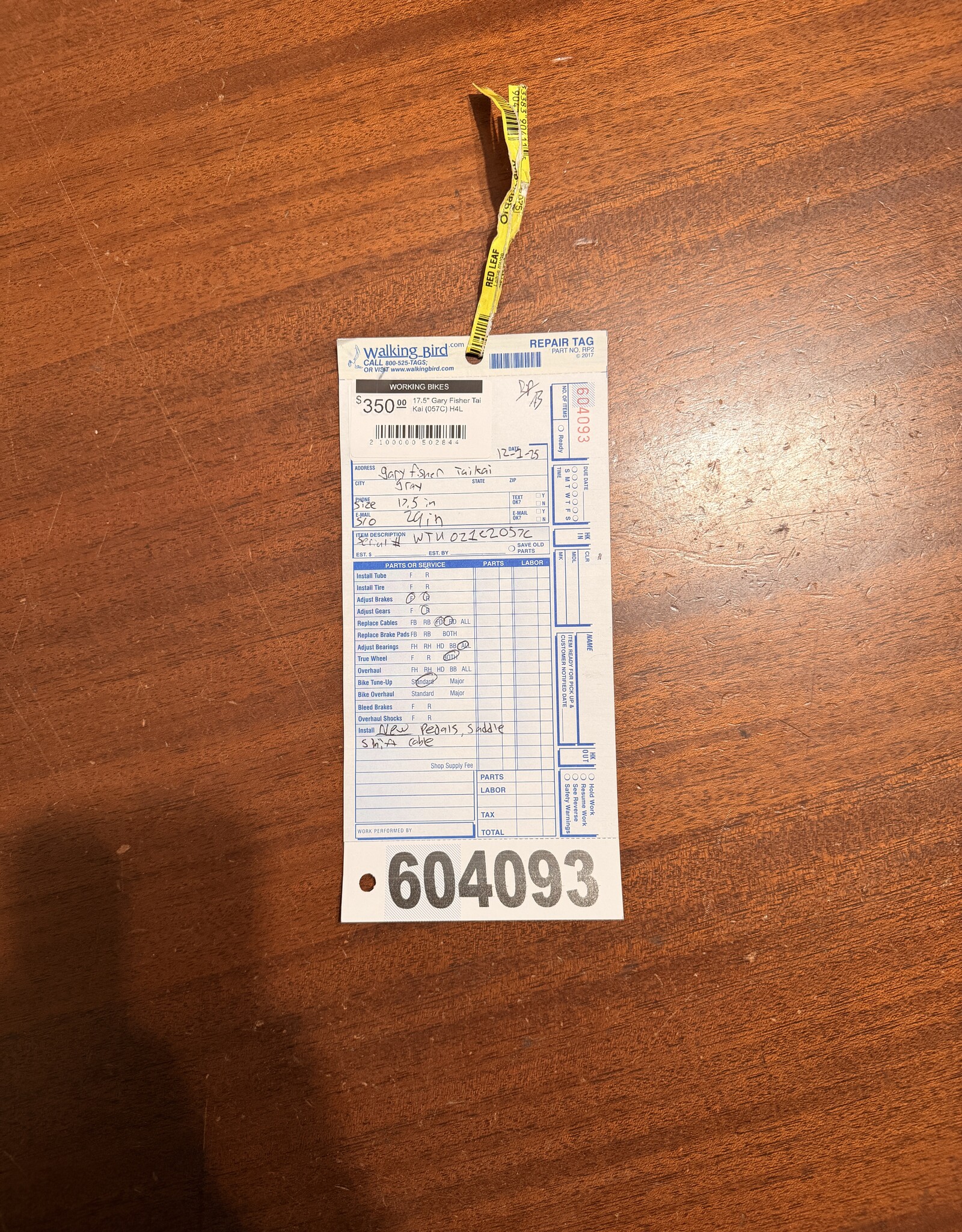 Gary Fisher 17.5" Gary Fisher Tai Kai (057C) H4L