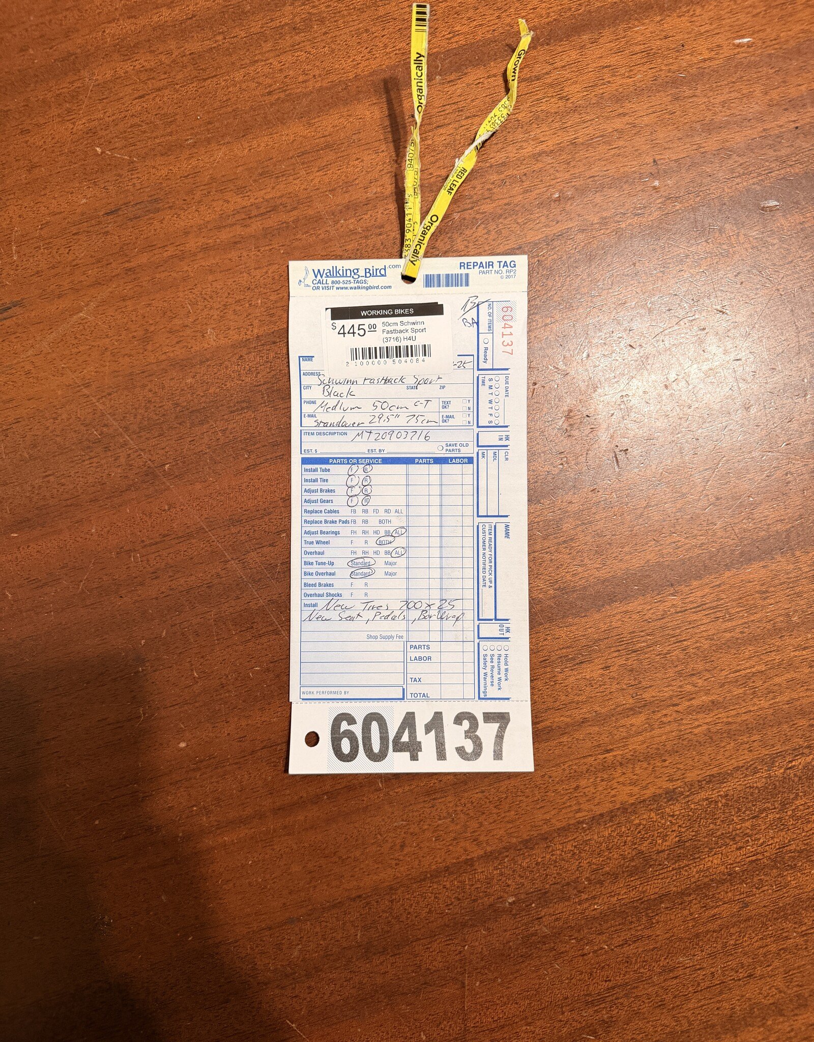 50cm Schwinn Fastback Sport (3716) H4U