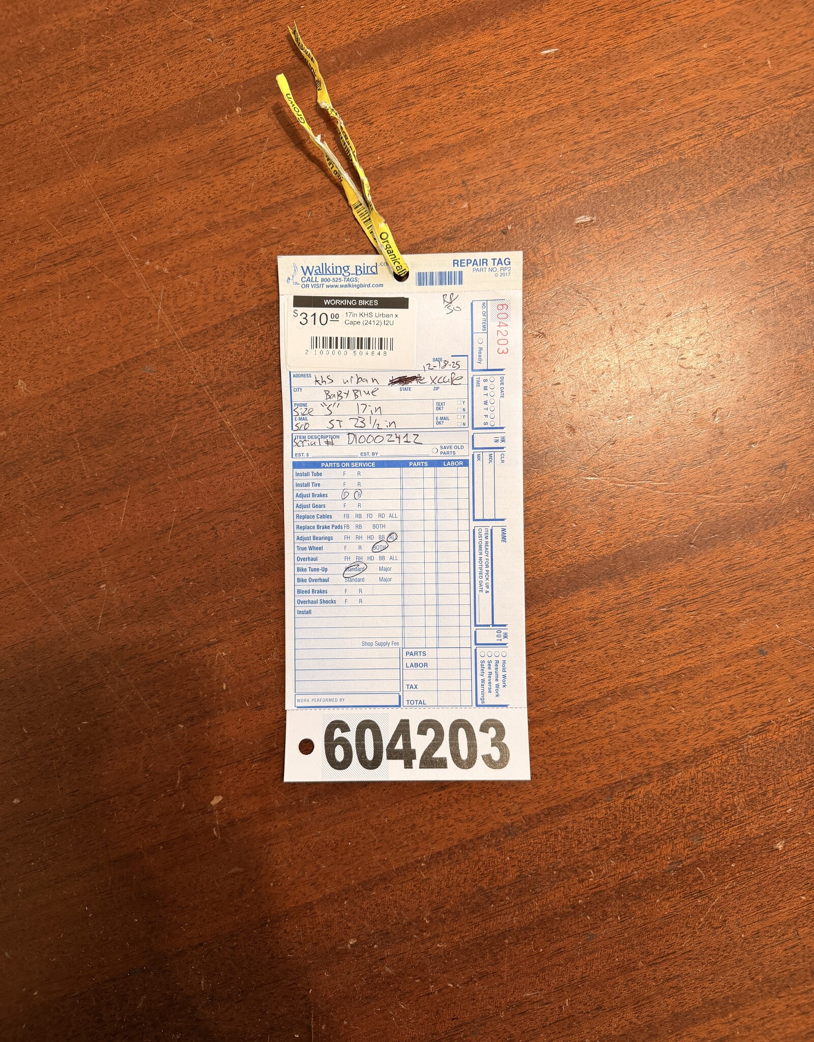 KHS 17in KHS Urban x Cape (2412) I2U