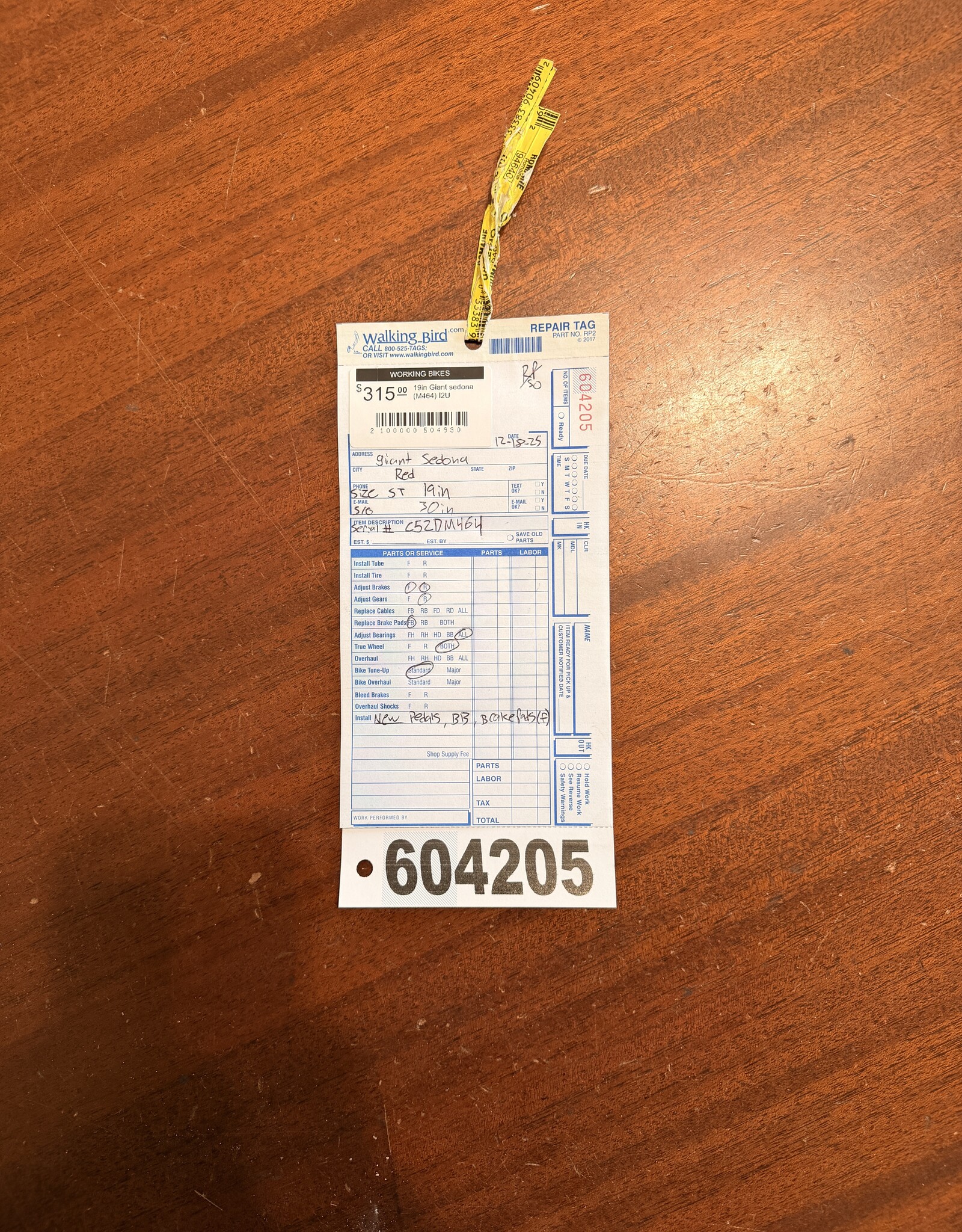 19in Giant Sedona (M464) I2U