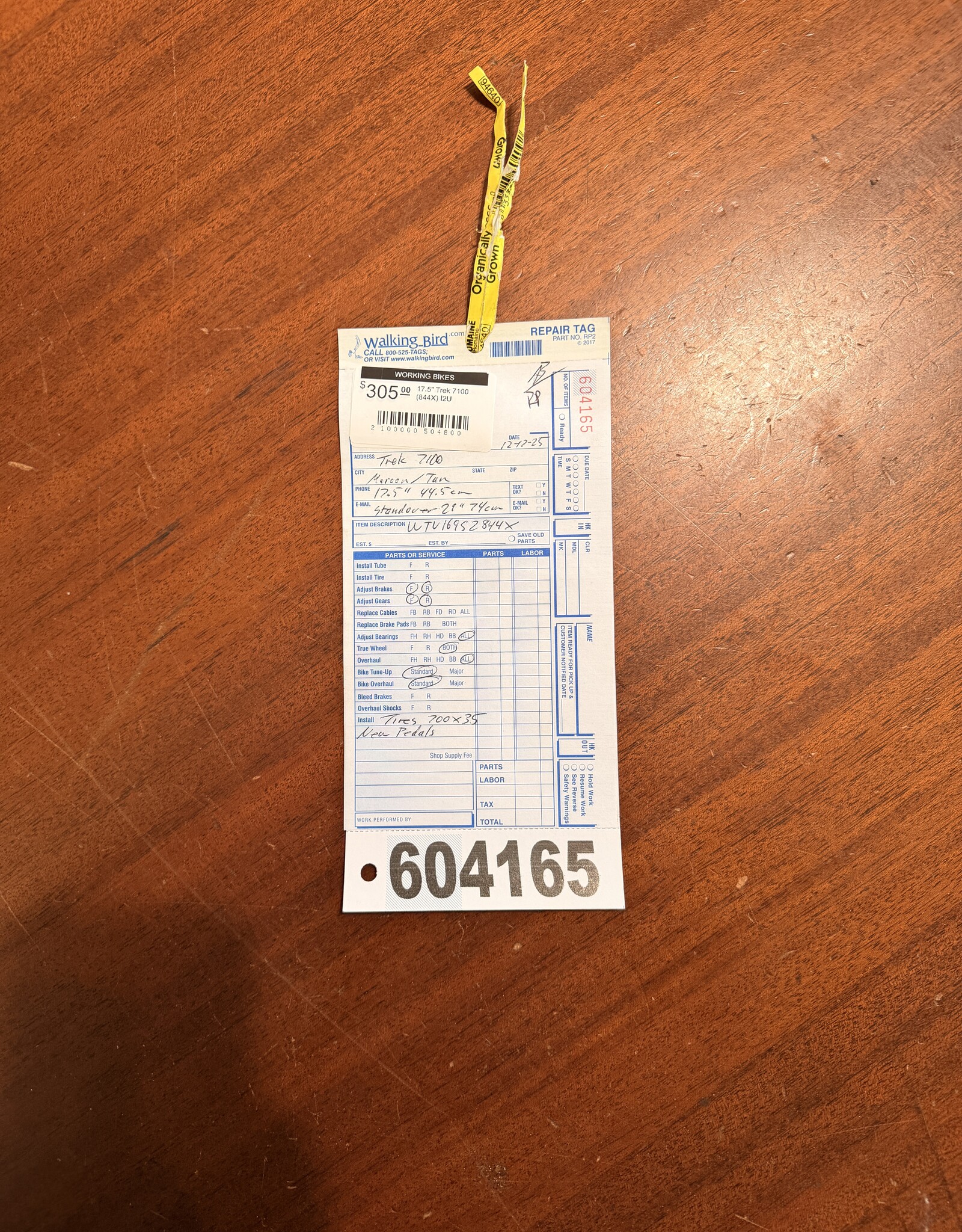 17.5" Trek 7100 (844X) I2U