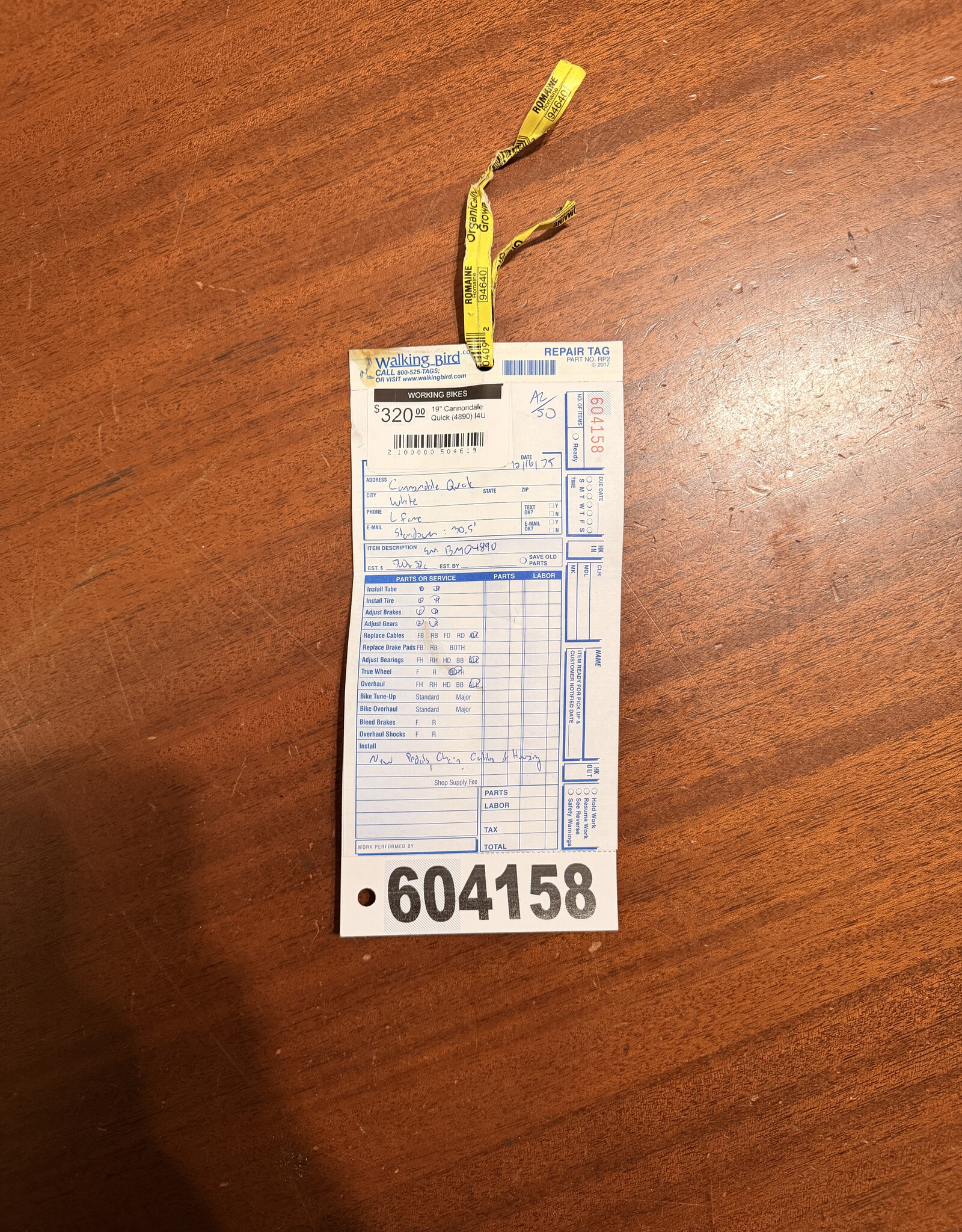 Cannondale 19"  Cannondale Quick (4890) I4U