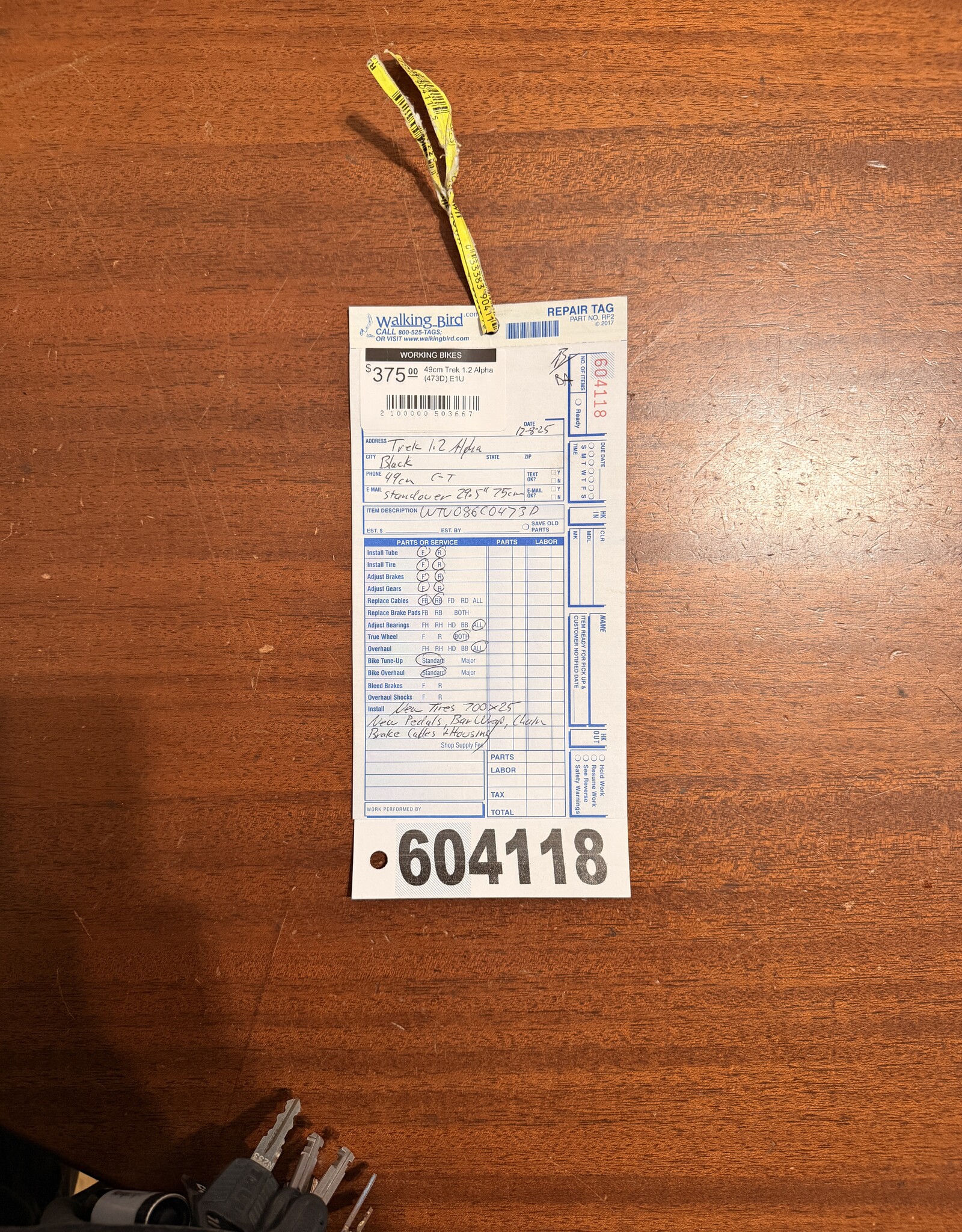 49cm Trek 1.2 Alpha (473D) E1U