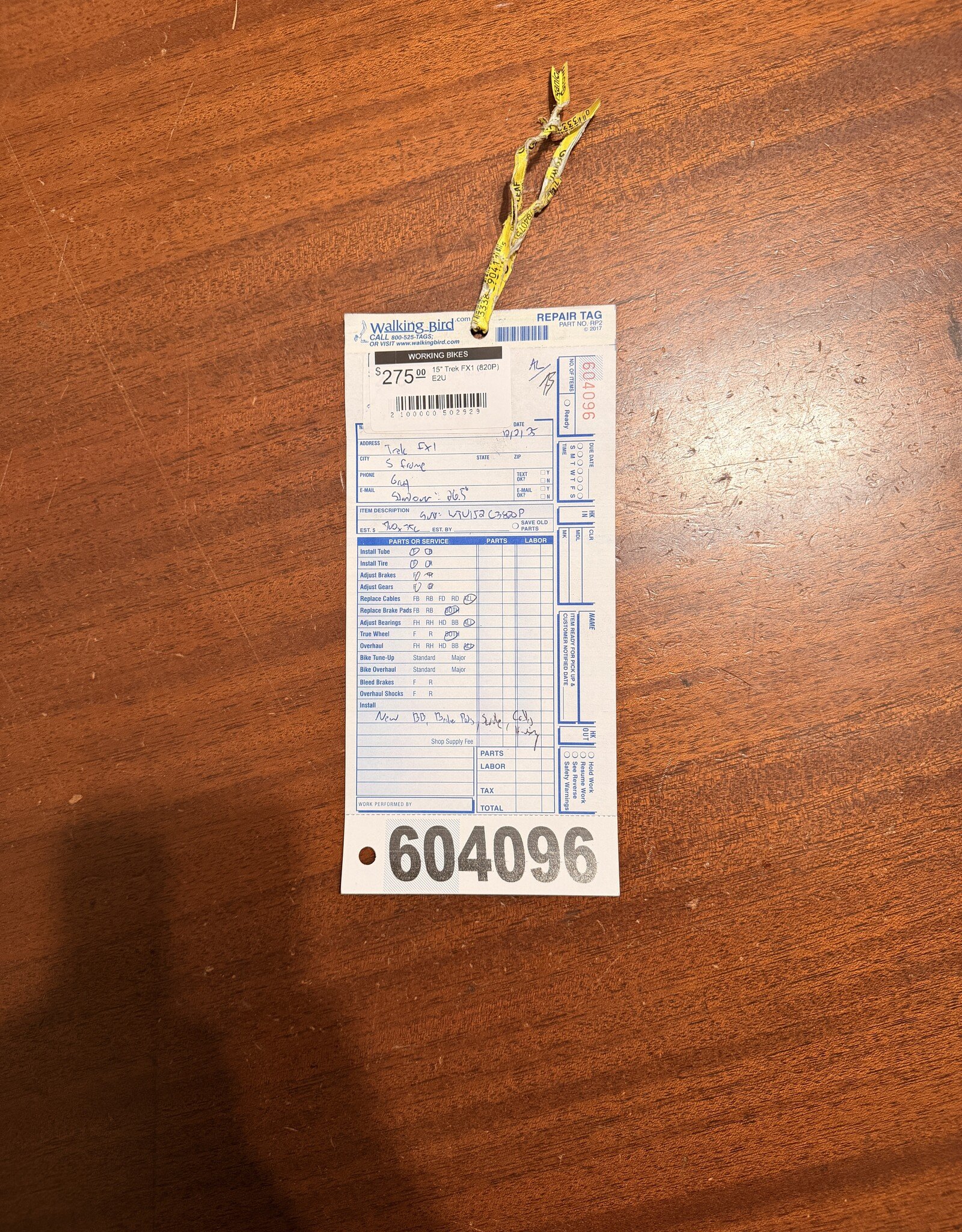 15" Trek FX1 (820P) E2U