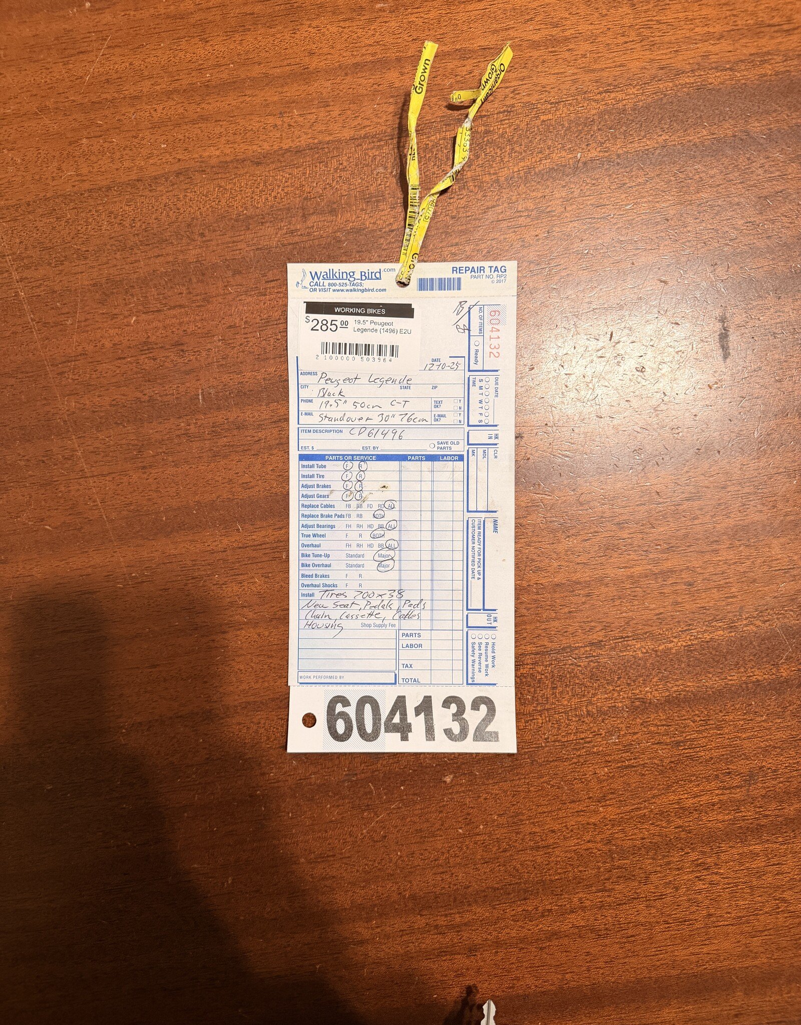 19.5" Peugeot Legende (1496) E2U