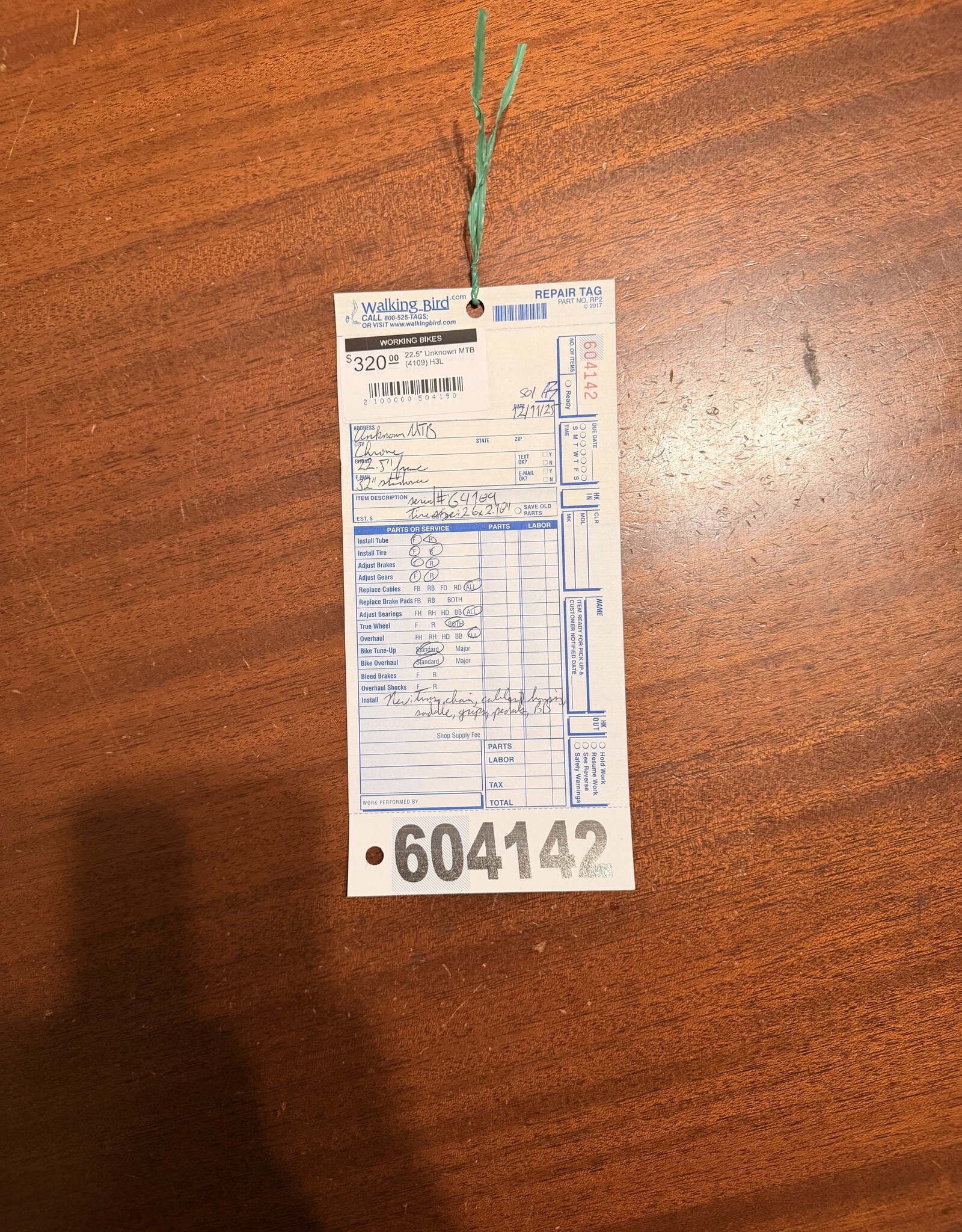 22.5" Unknown MTB (4109) H3L