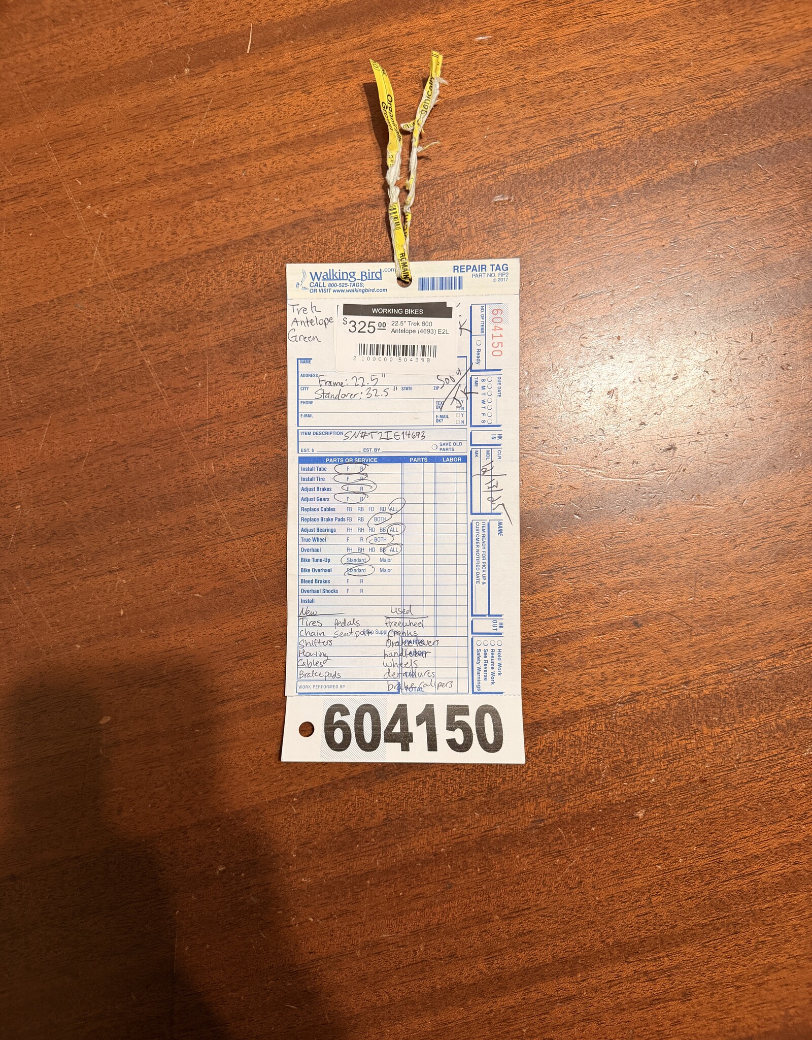 22.5" Trek 800 Antelope (4693) E2L