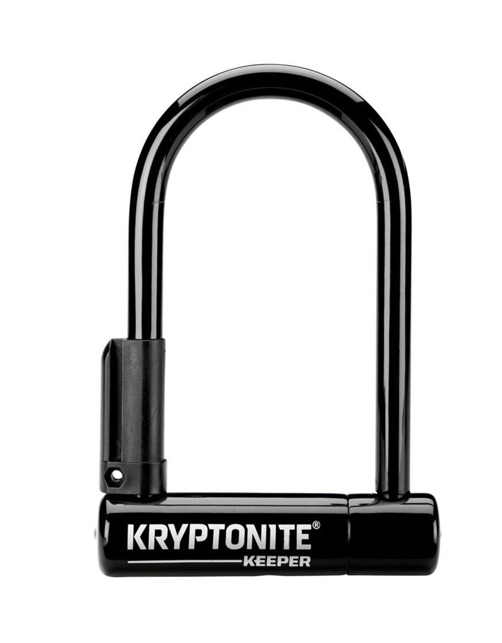 Kryptonite Keeper U-Lock - 3.25 x 6", Keyed, Black, Includes bracket
