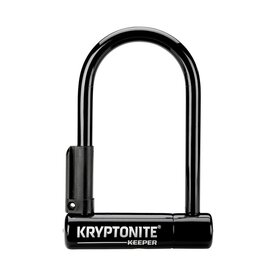 Kryptonite Keeper U-Lock - 3.25 x 6", Keyed, Black, Includes bracket