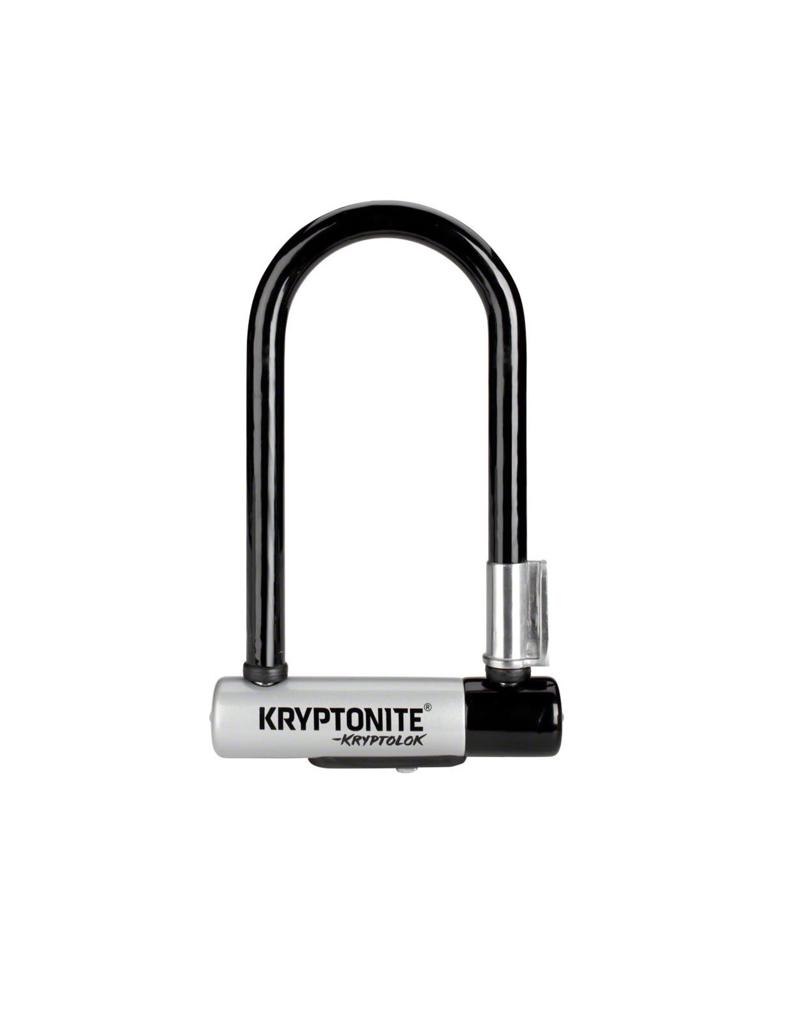 Kryptonite KryptoLok U-Lock - 3.25 x 7", Keyed, Black, Includes bracket
