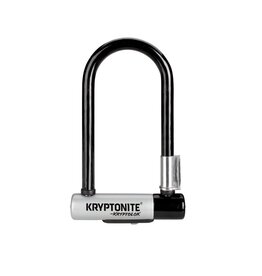 Kryptonite KryptoLok U-Lock - 3.25 x 7", Keyed, Black, Includes bracket