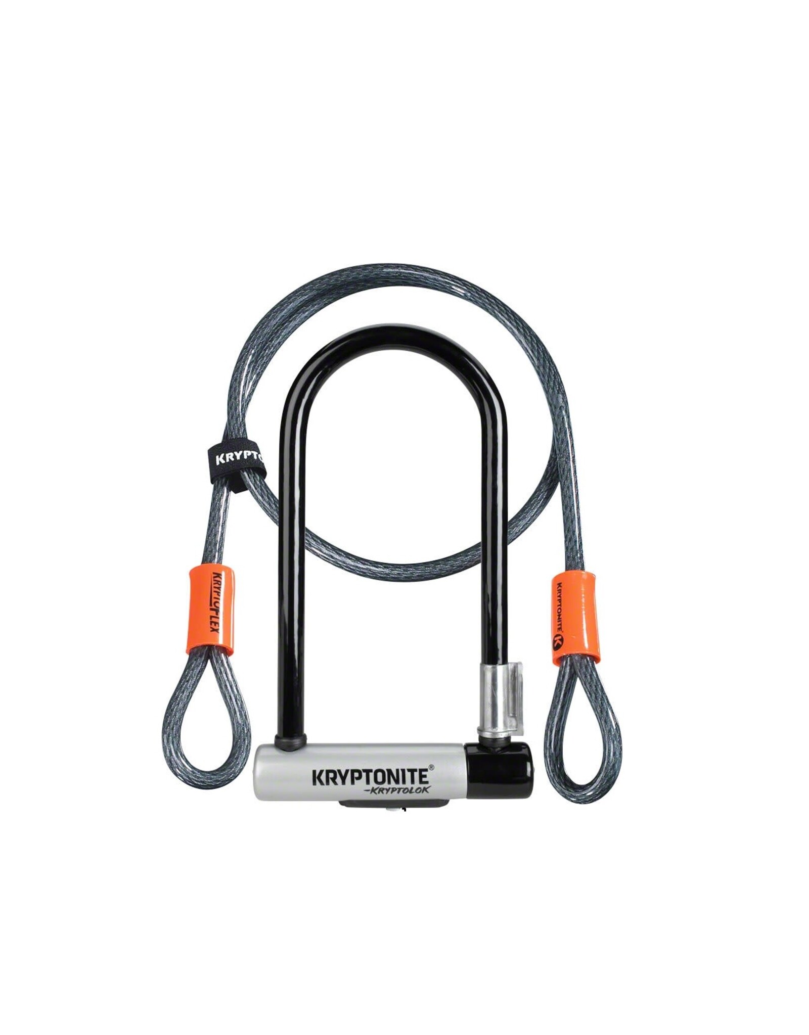Kryptonite KryptoLok Series 2 STD U-Lock with 4' Flex Cable and Bracket