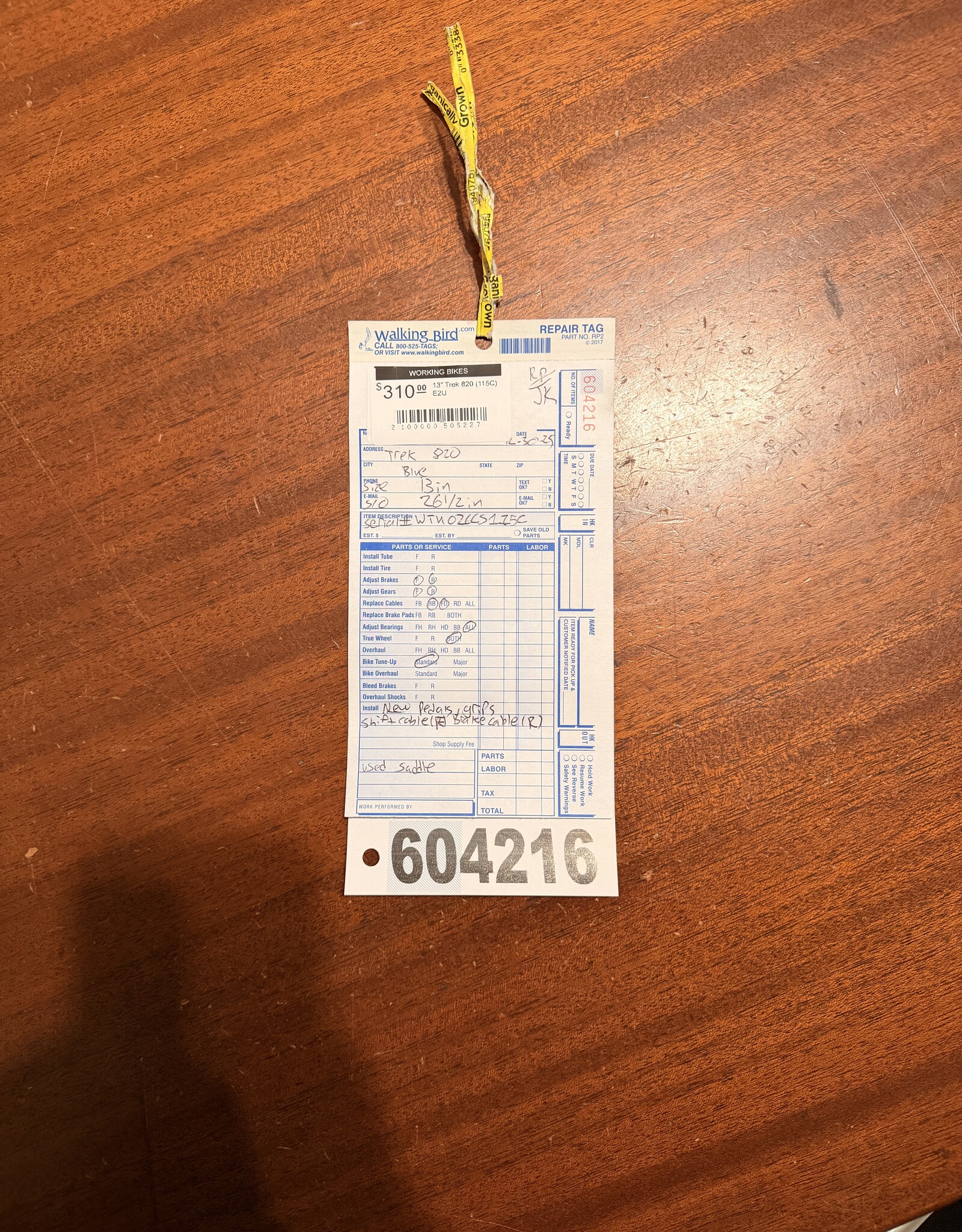 13" Trek 820 (115C) E2U