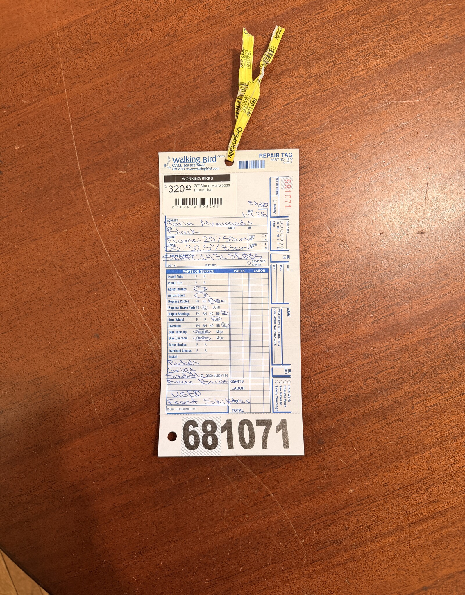 Marin 20" Marin Muirwoods (E005) I4U