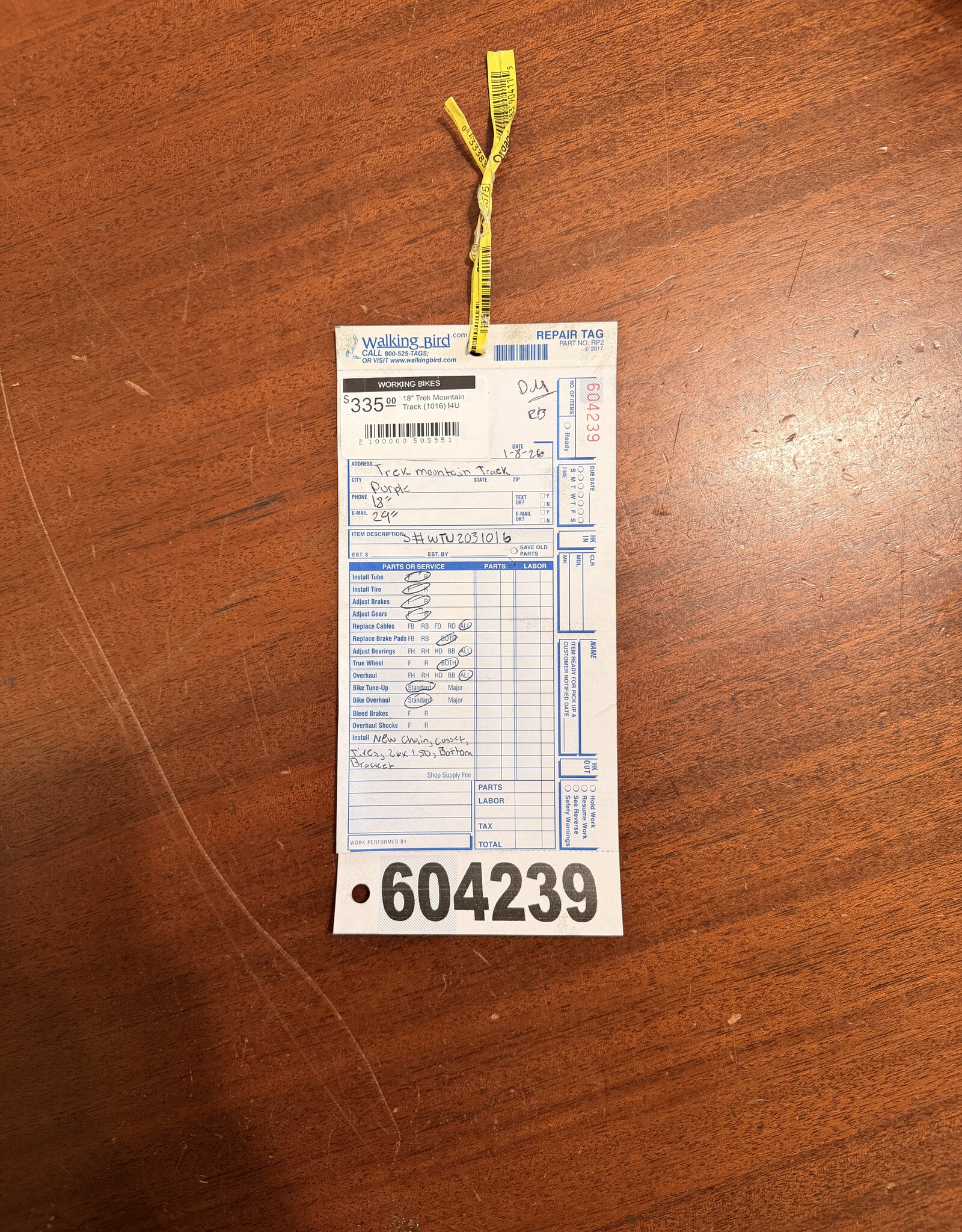 18" Trek Mountain Track (1016) I4U