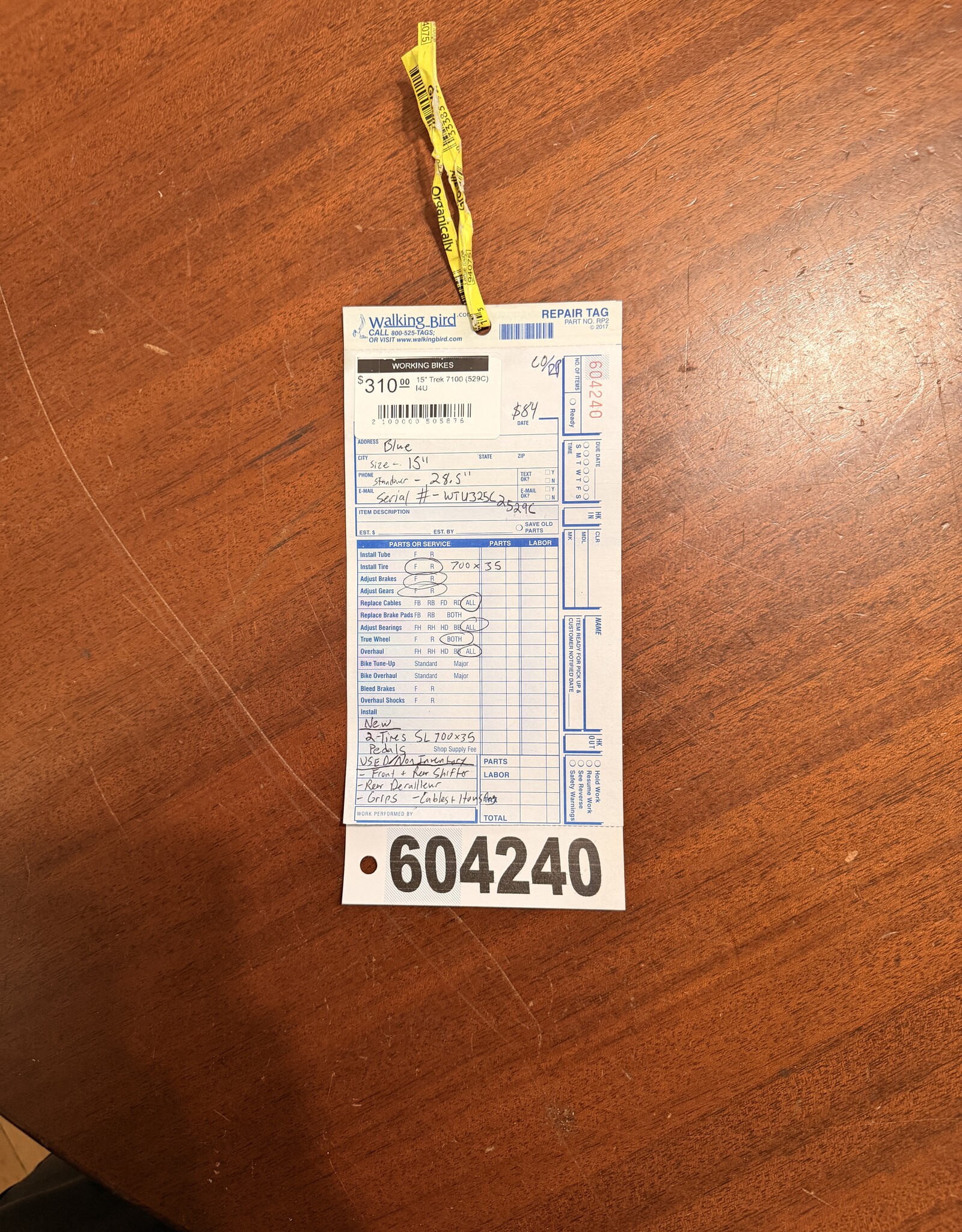 15" Trek 7100 (529C) I4U