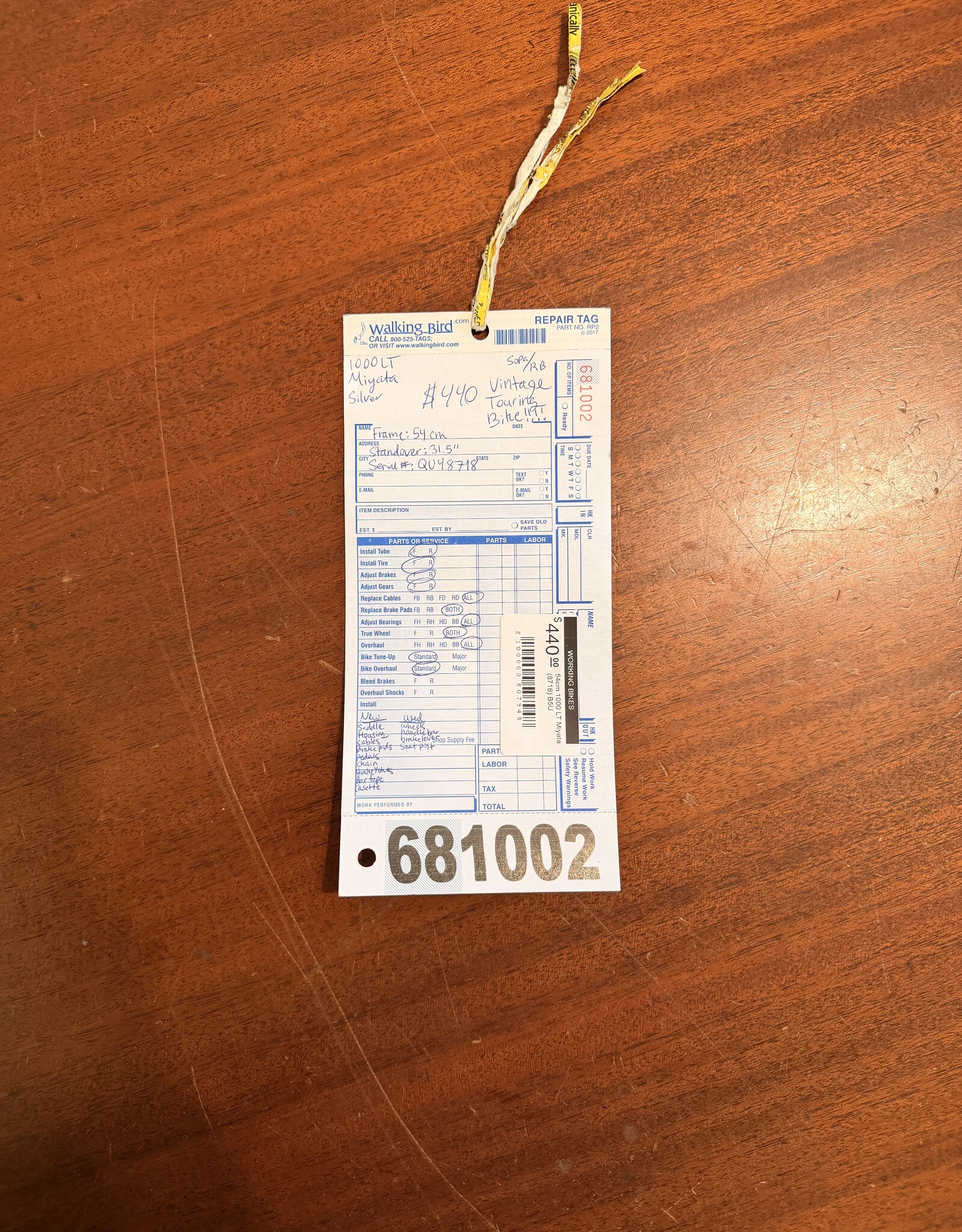 Miyata 54cm 1000 LT Miyata (8718) B5U