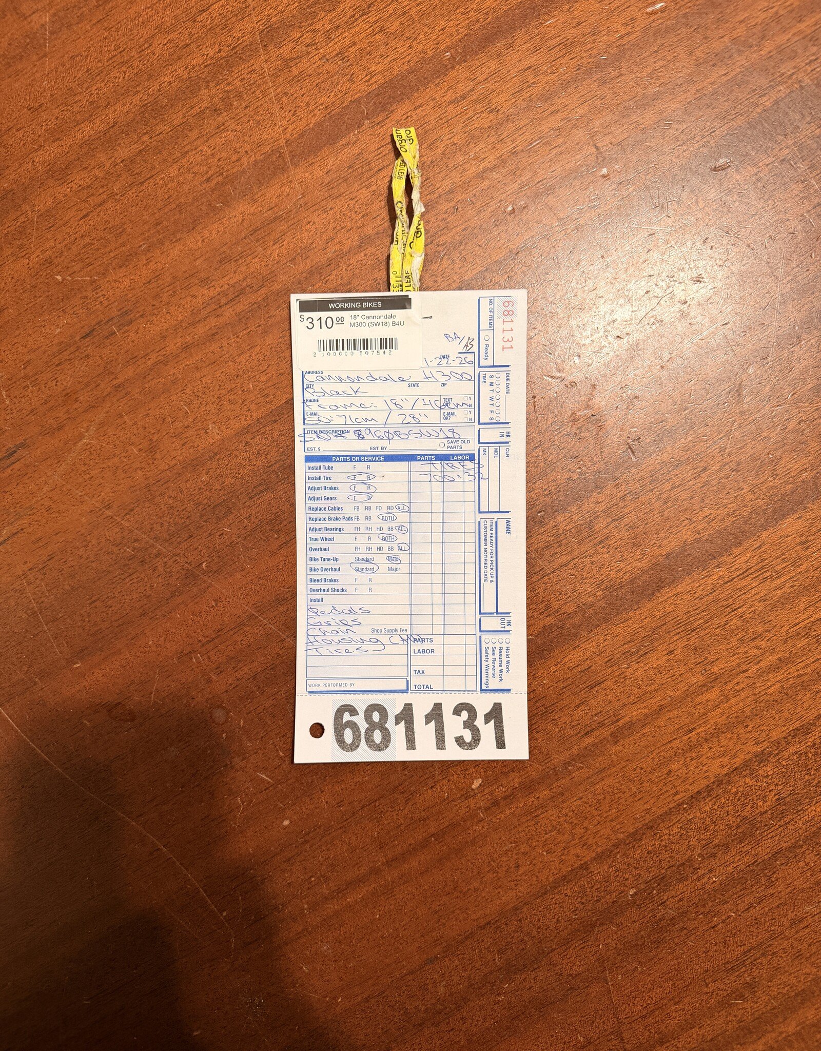 Cannondale 18" Cannondale M300 (SW18) B4U